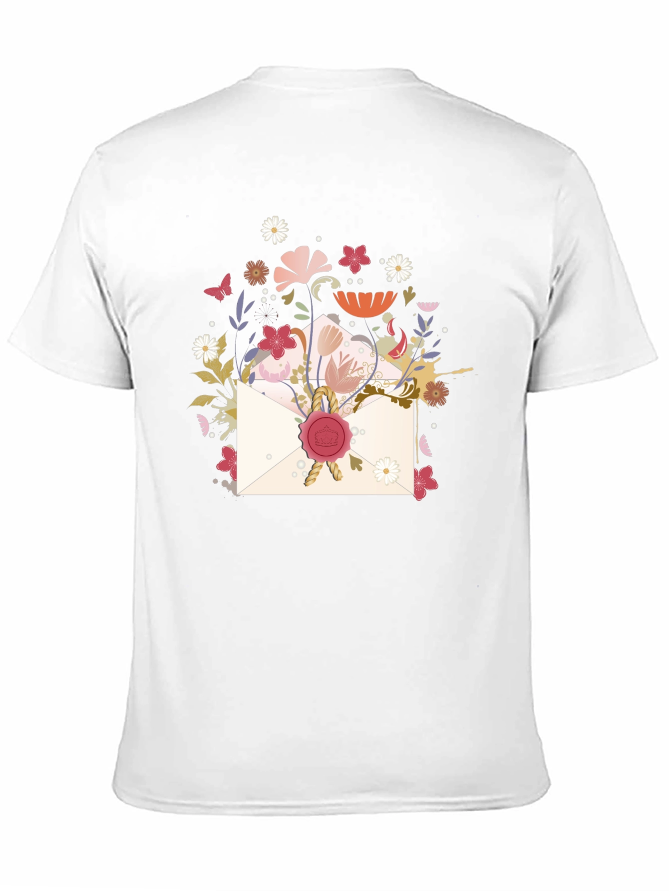 Floral Envelope Graphic Tee