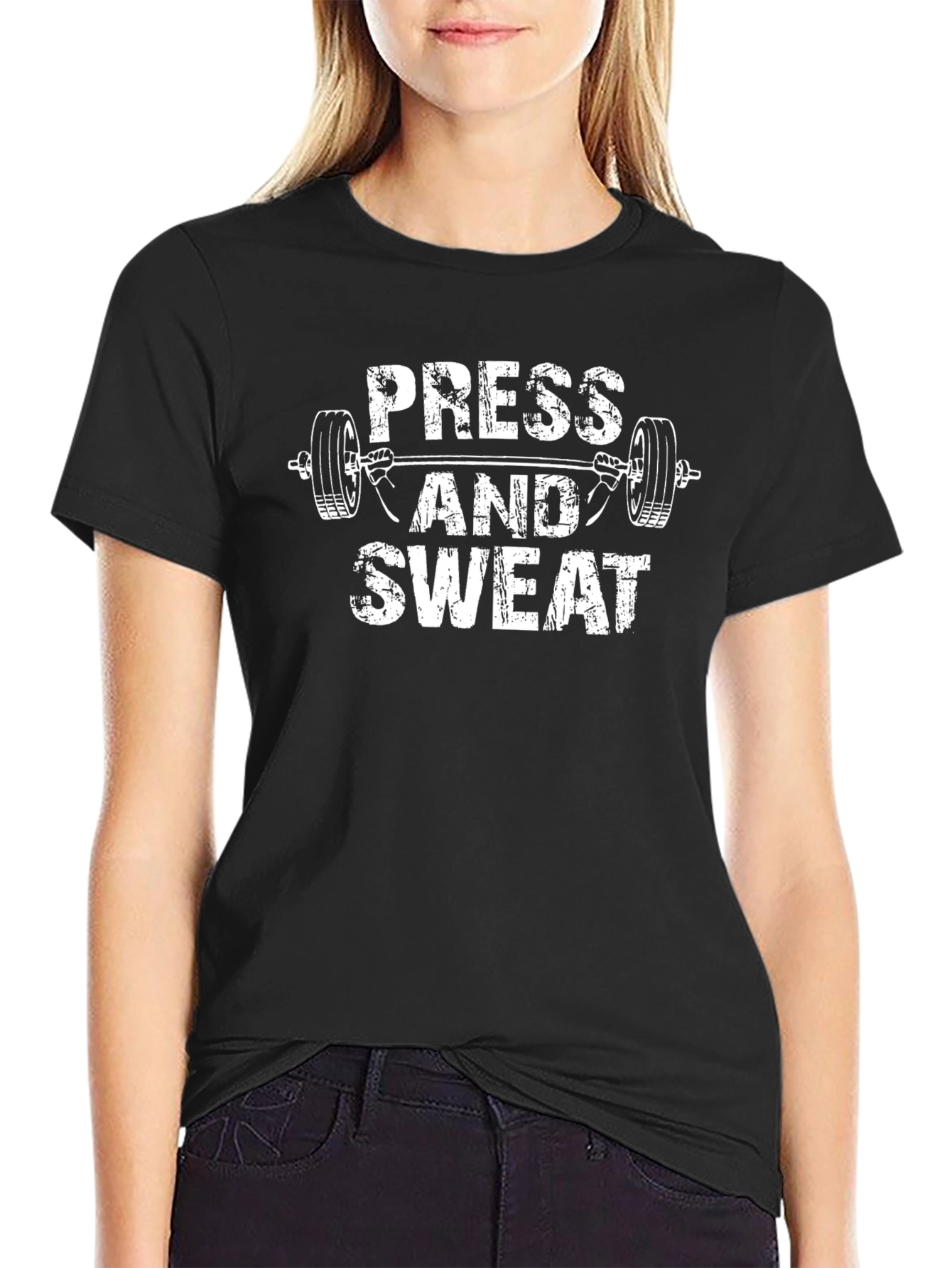 Press and Sweat Gym Workout T-Shirt