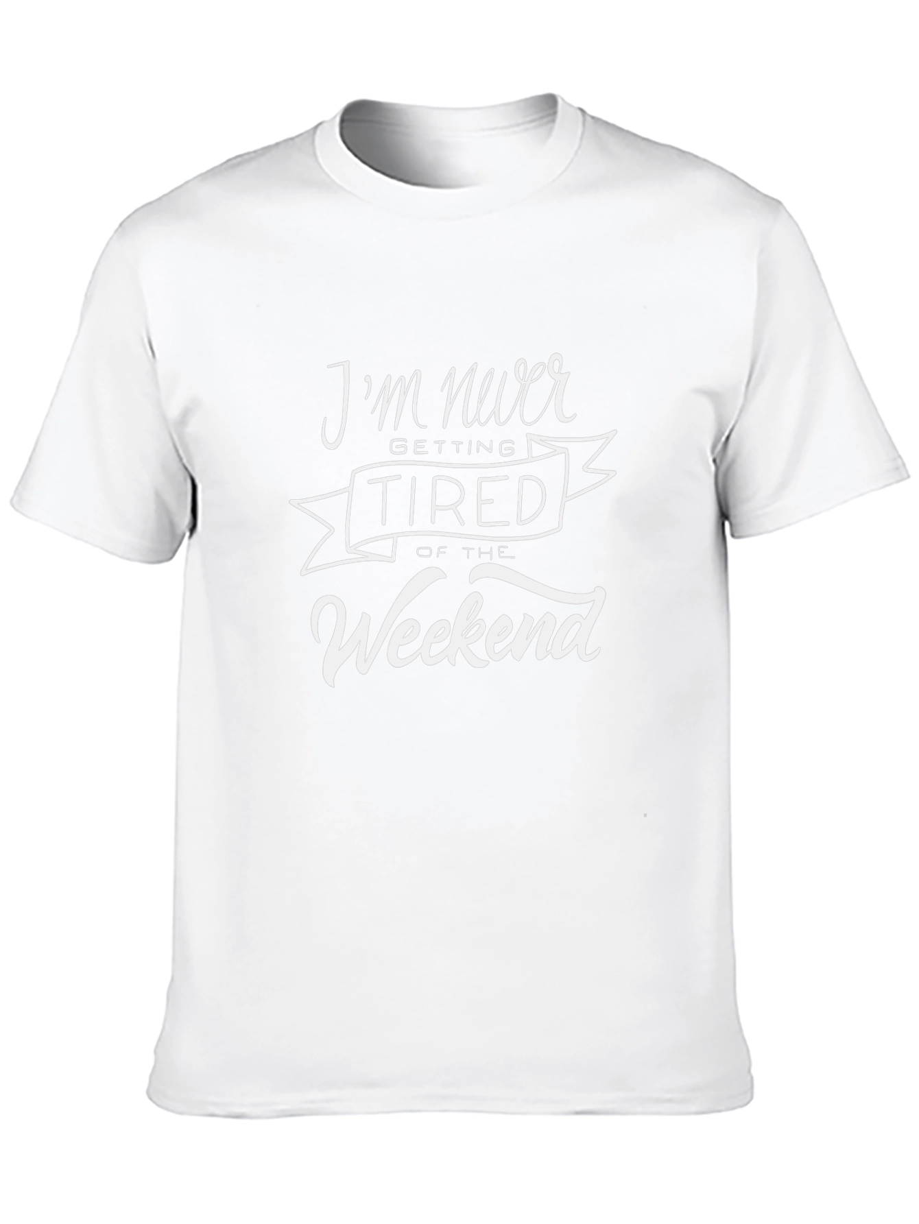 Weekend Vibes Graphic Tee - Never Tired