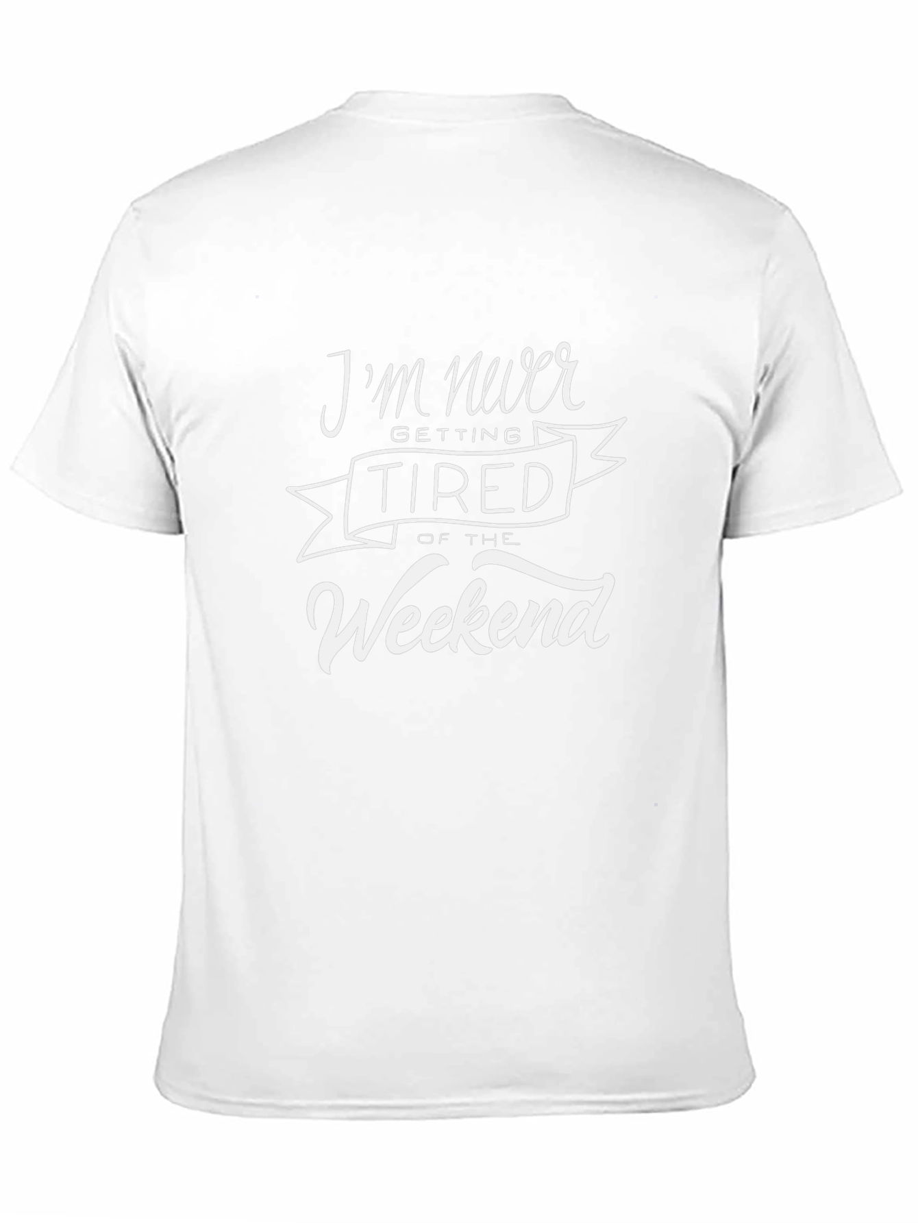 Weekend Vibes Graphic Tee - Never Tired