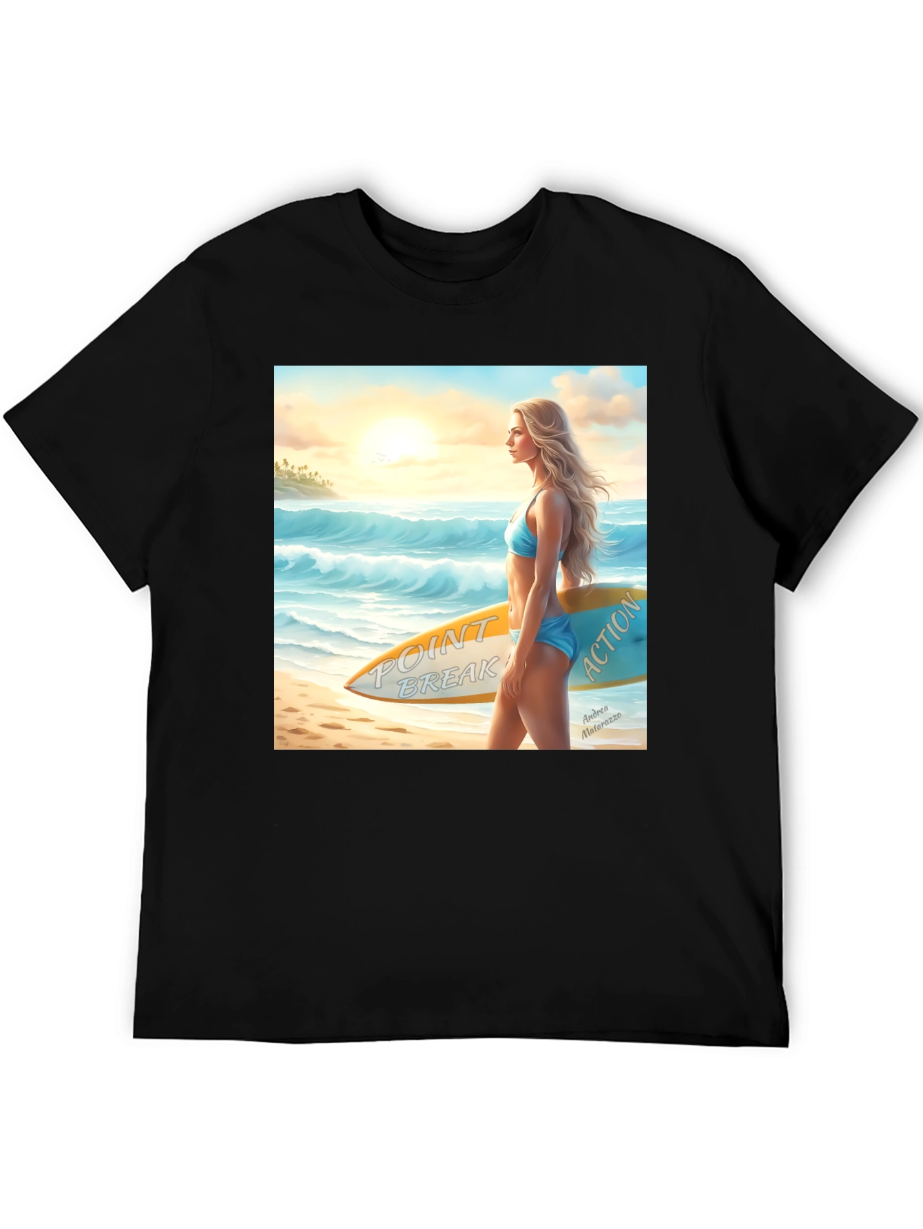 Point Break Surfer Girl T-Shirt - Beach Vibes