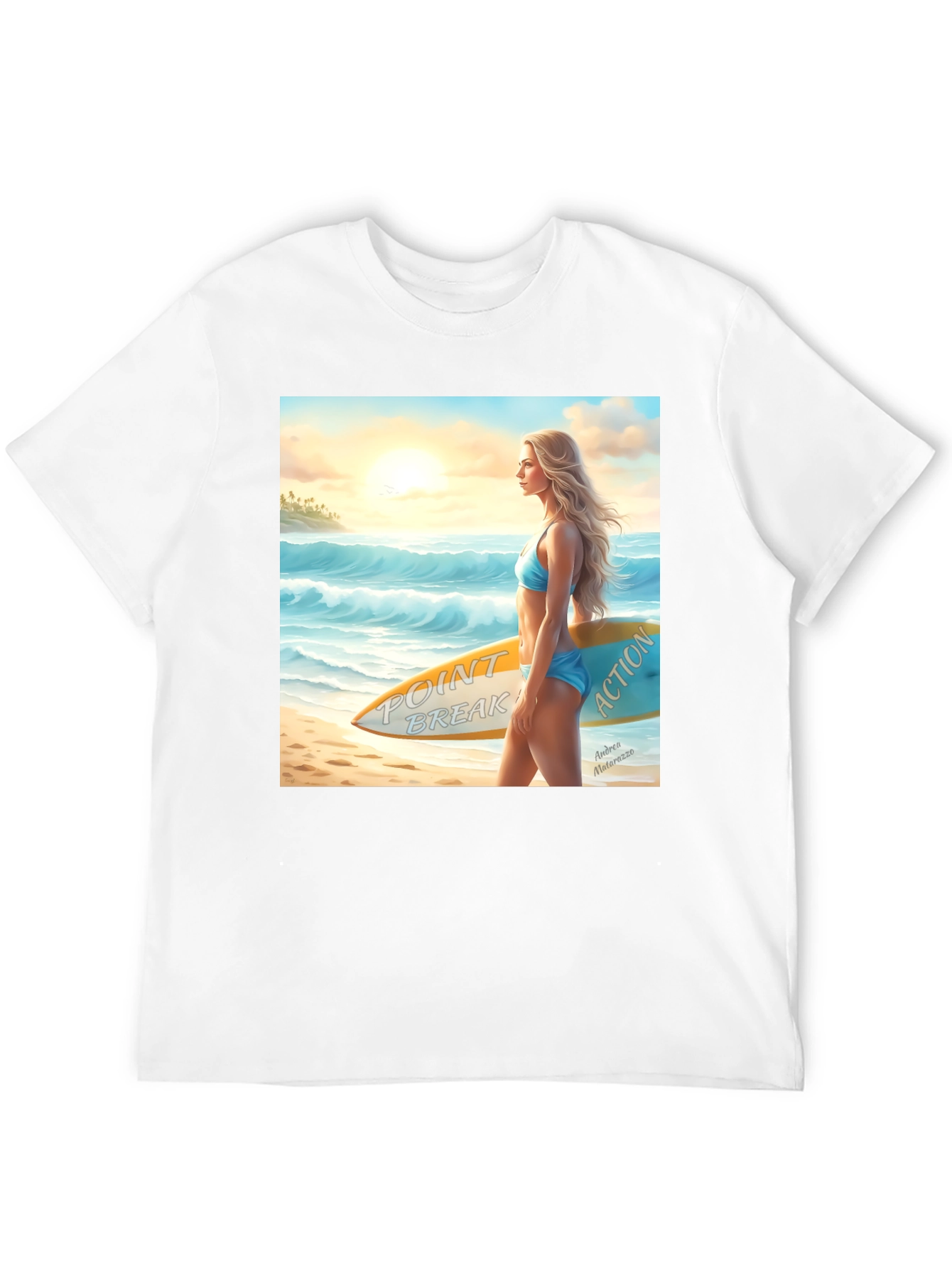 Point Break Surfer Girl T-Shirt - Beach Vibes