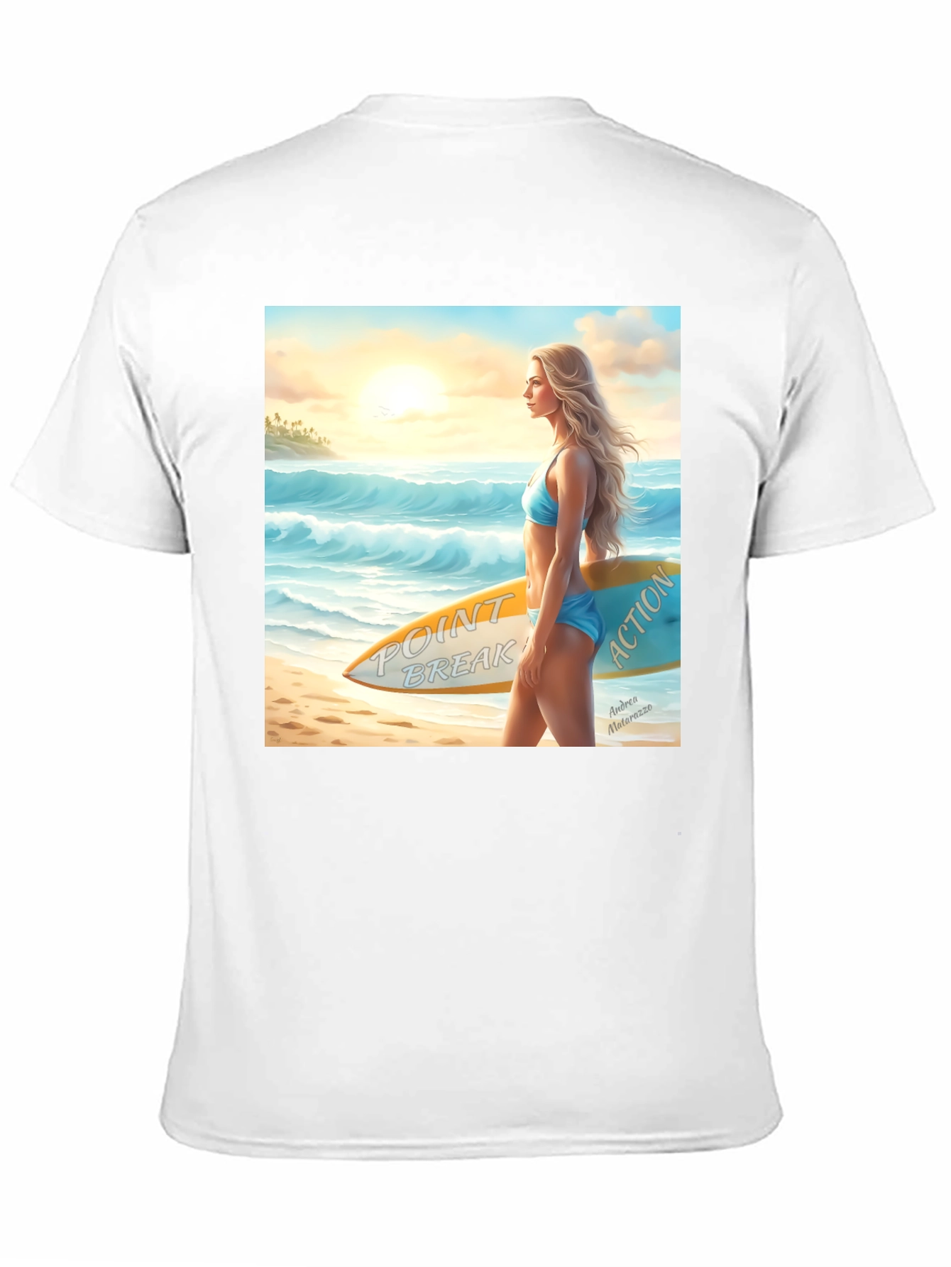 Point Break Surfer Girl T-Shirt - Beach Vibes