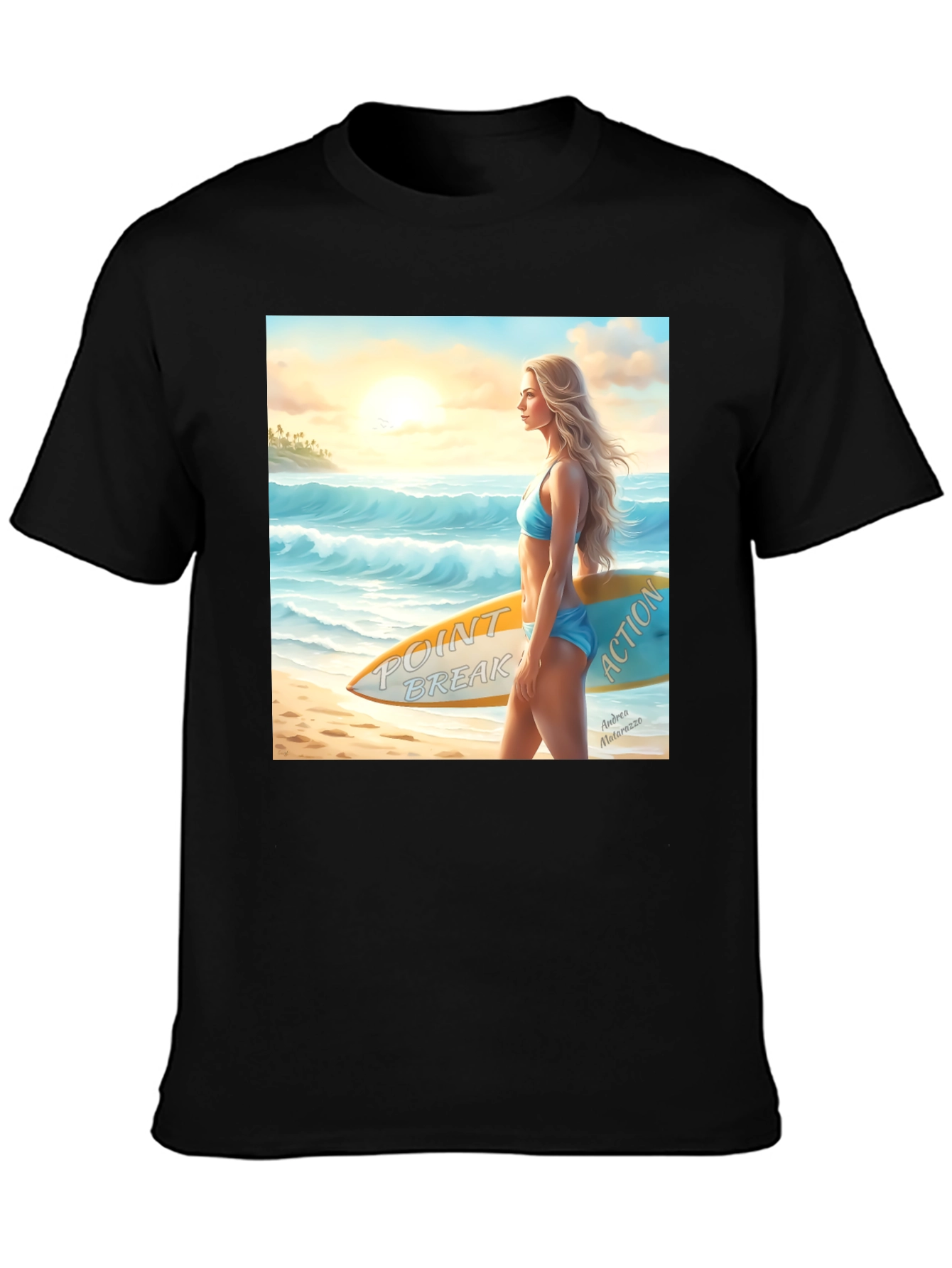 Point Break Surfer Girl T-Shirt - Beach Vibes
