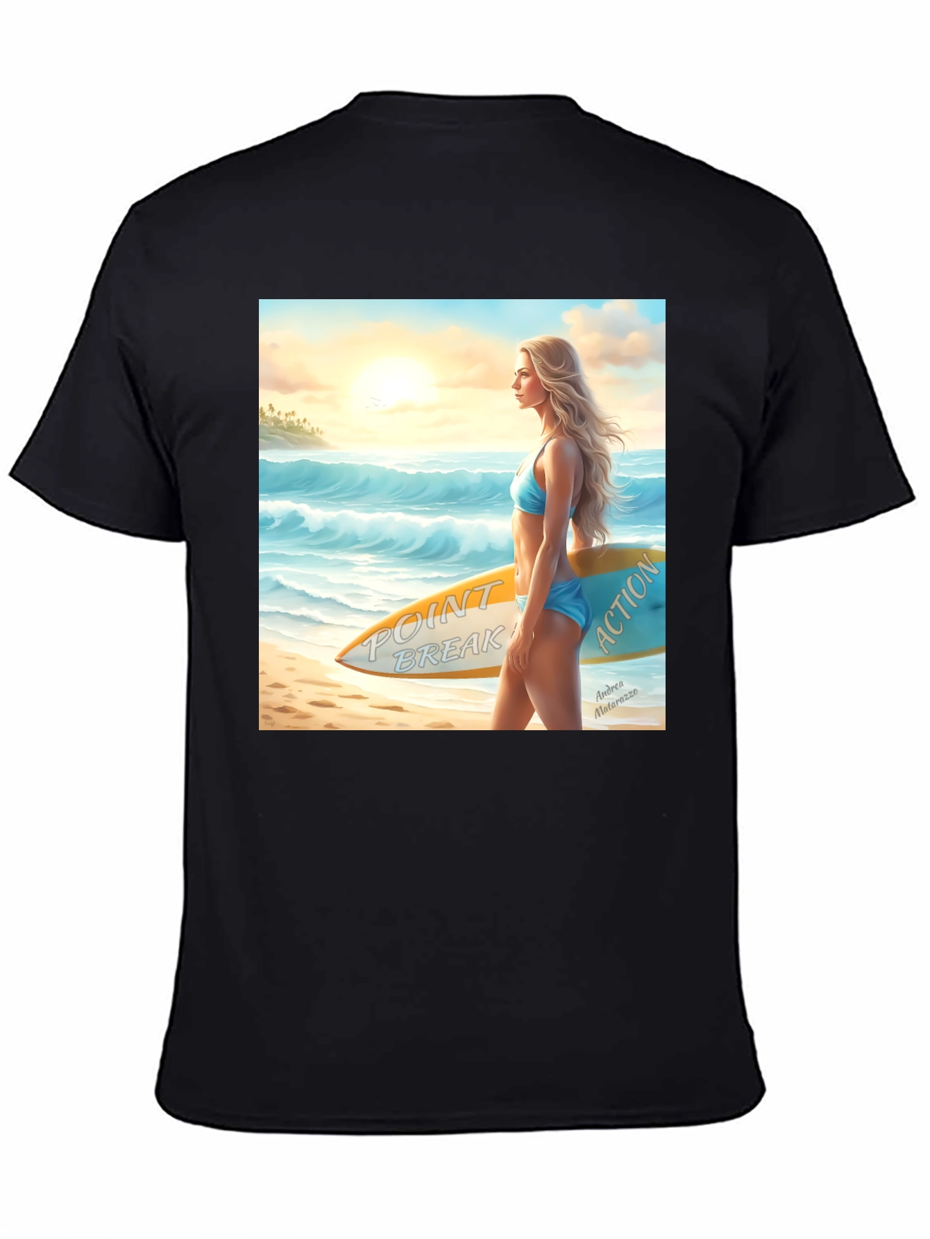 Point Break Surfer Girl T-Shirt - Beach Vibes