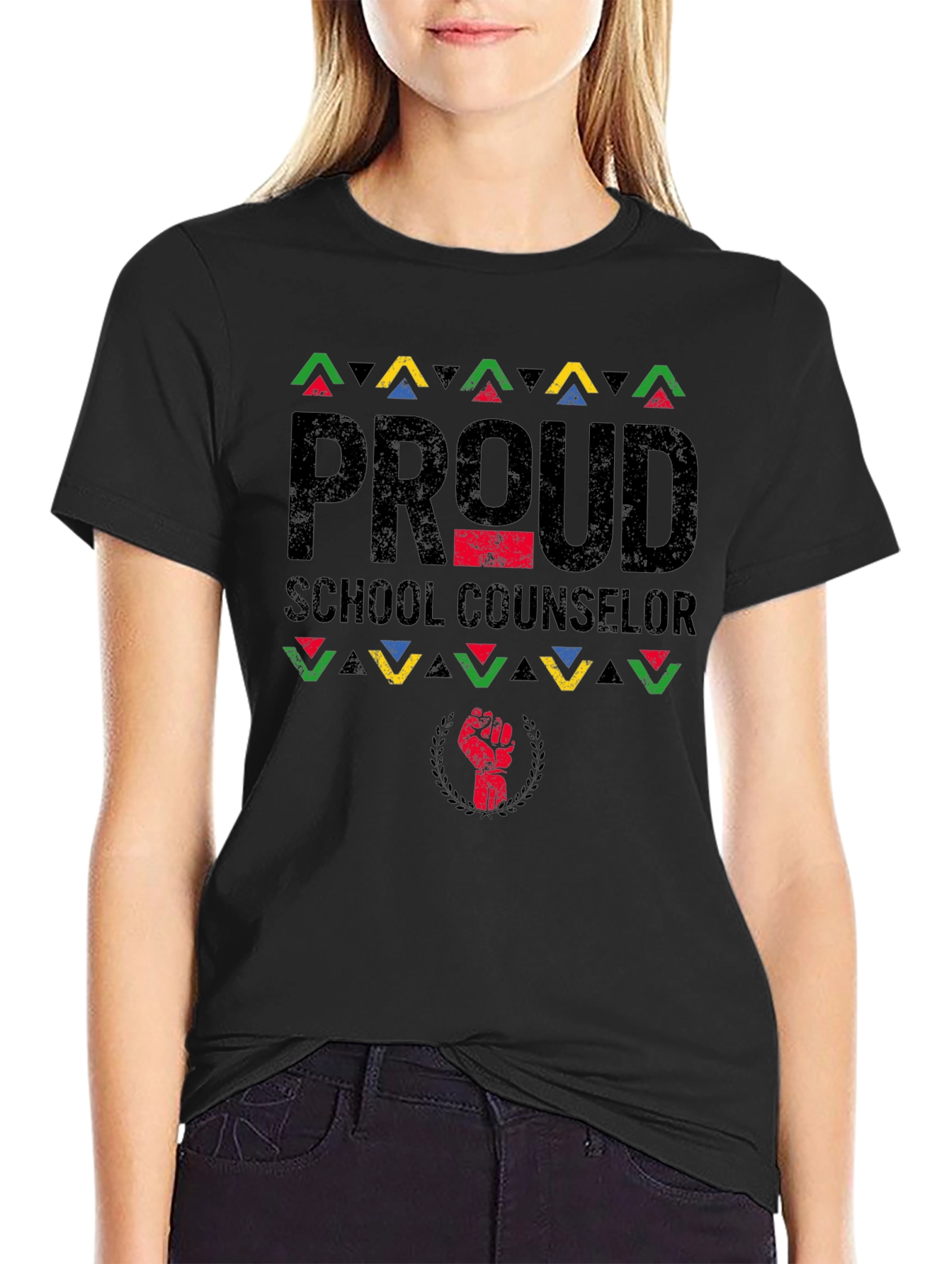 Proud School Counselor Black History T-Shirt