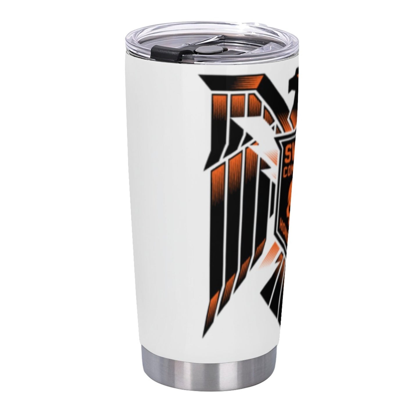 Leak-Proof Insulated Beverage Tumbler - Stainless Steel Graphic Print Cup