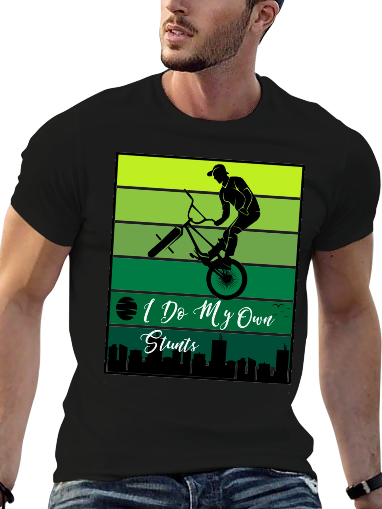 I Do My Own Stunts BMX T-Shirt