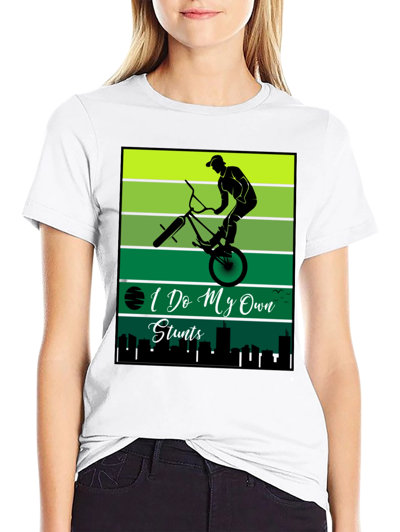 I Do My Own Stunts BMX T-Shirt