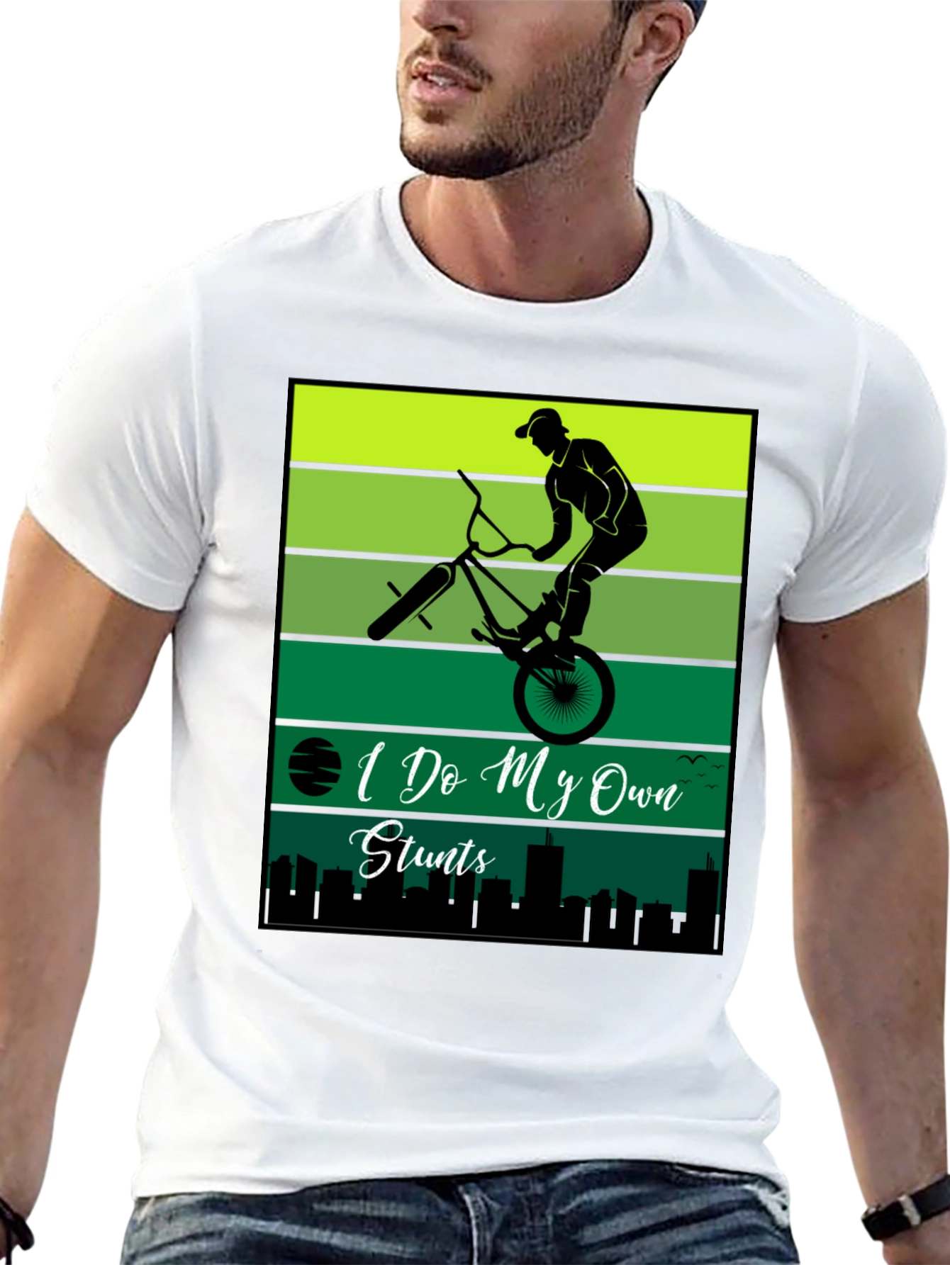 I Do My Own Stunts BMX T-Shirt