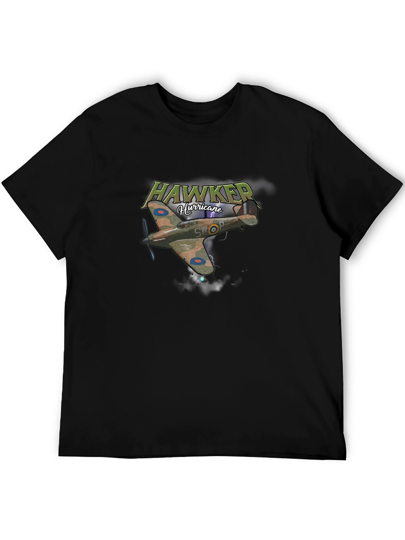 Hawker Hurricane Plane Graphic T-Shirt