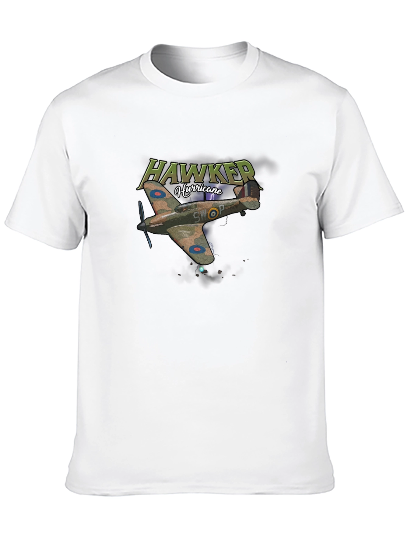 Hawker Hurricane Plane Graphic T-Shirt