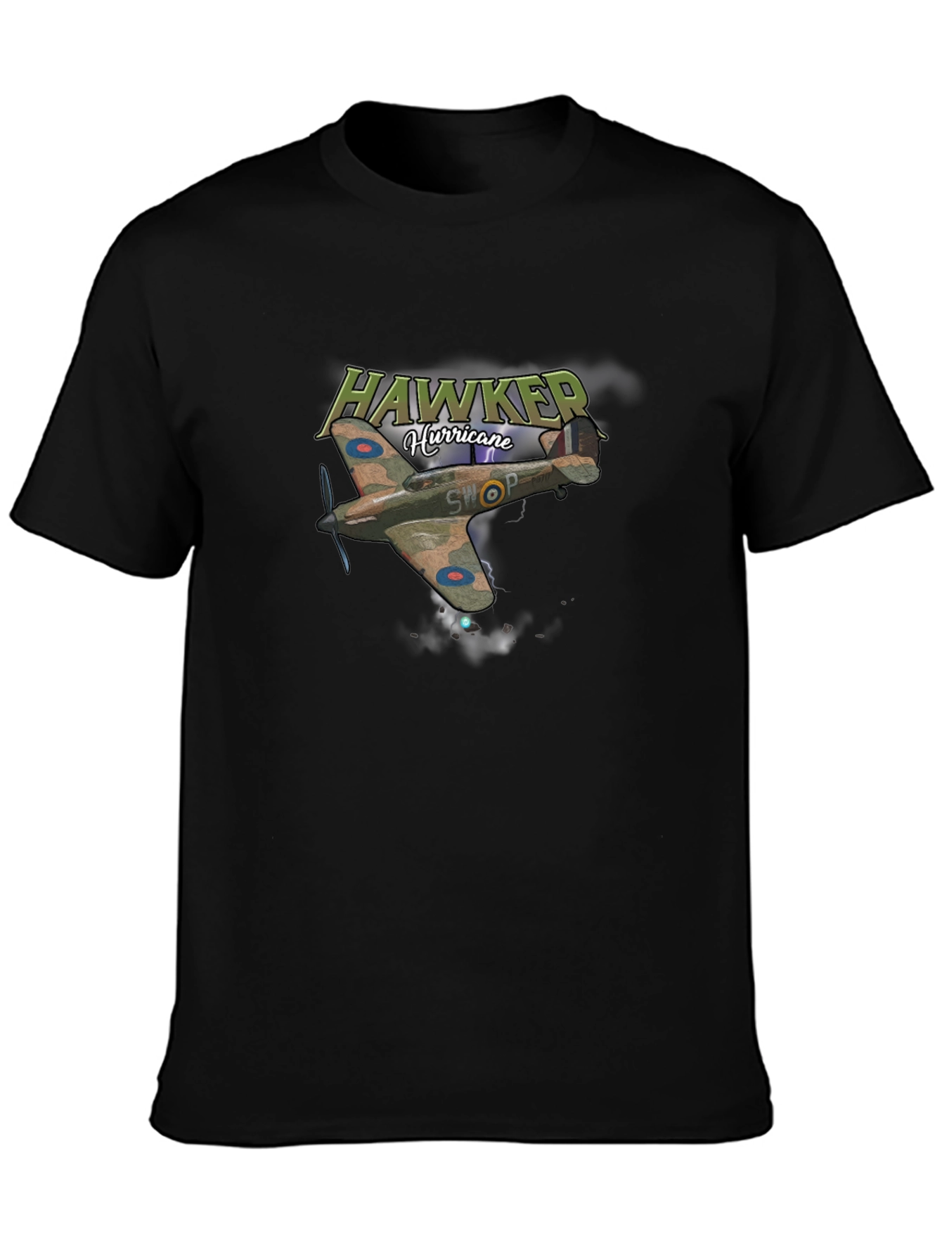 Hawker Hurricane Plane Graphic T-Shirt