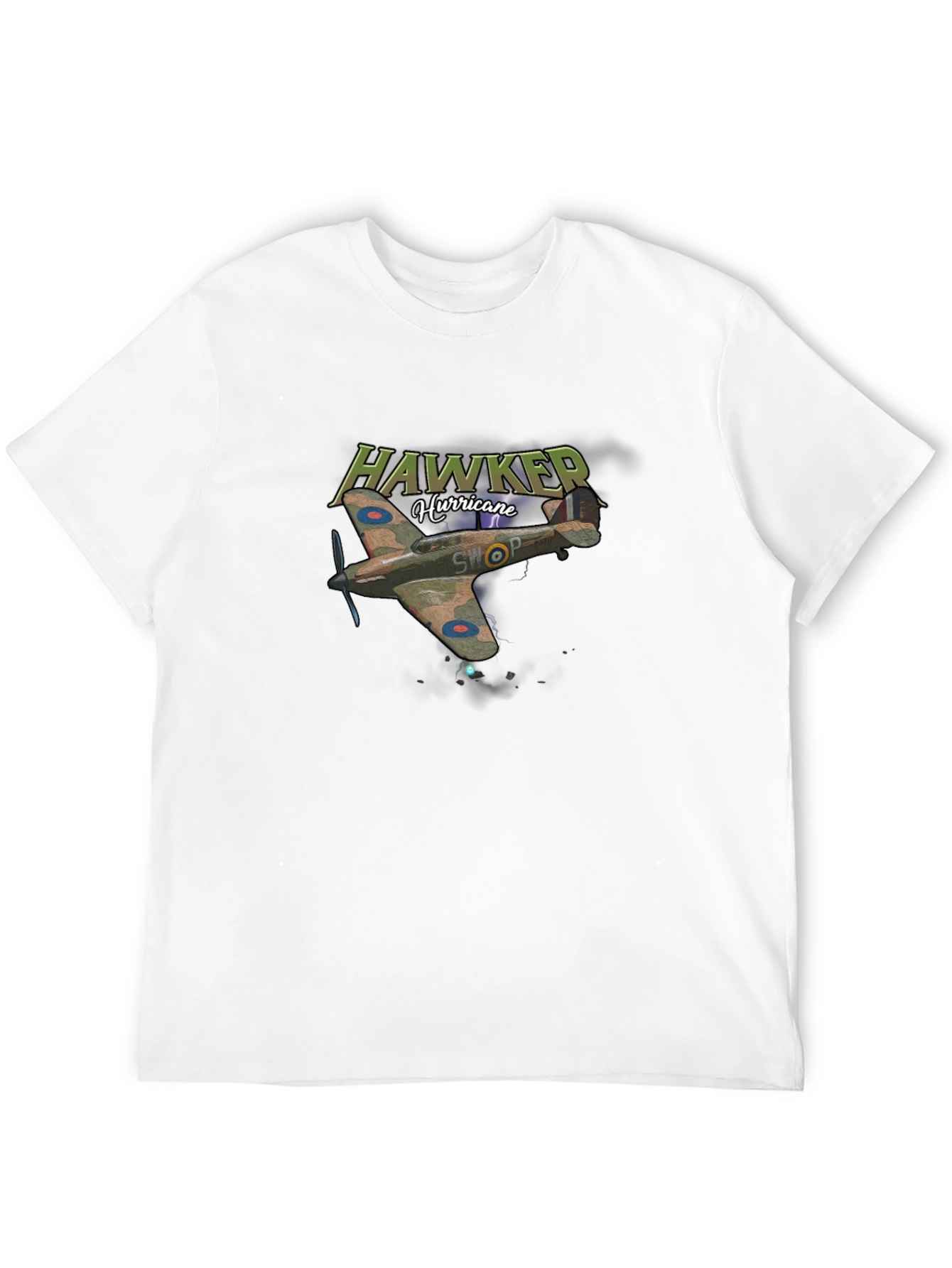 Hawker Hurricane Plane Graphic T-Shirt