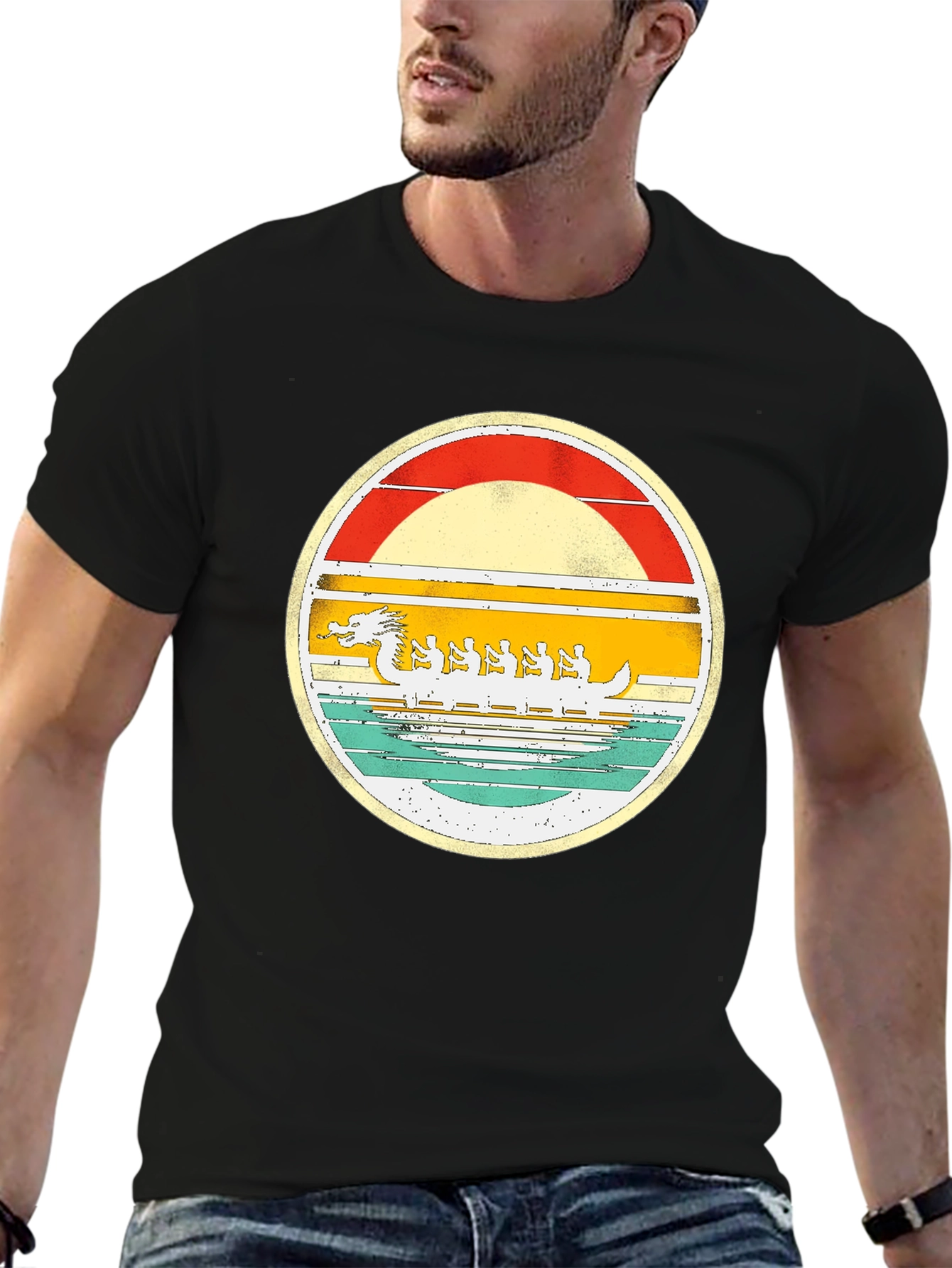 Dragon Boat Festival T-Shirt - Retro Graphic Tee