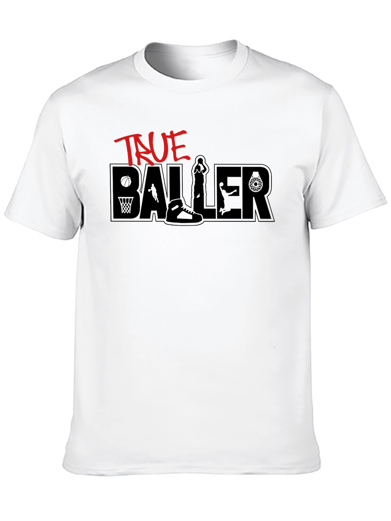 True Baller Graphic Tee - Black T-Shirt