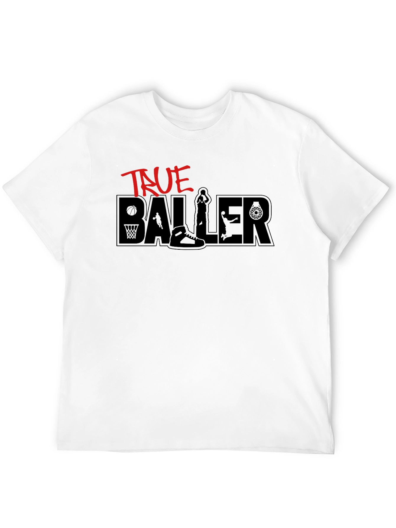 True Baller Graphic Tee - Black T-Shirt