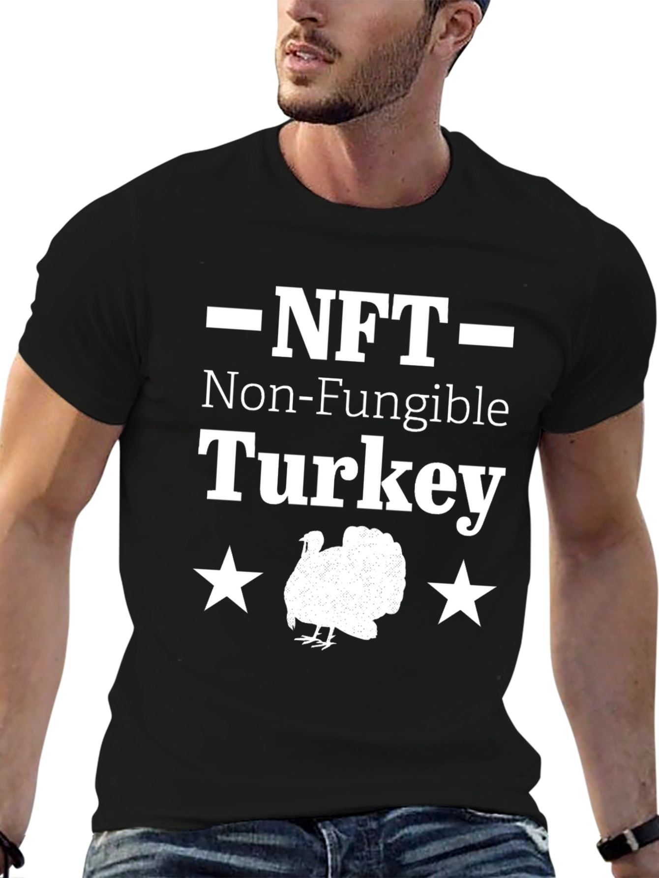 NFT Non-Fungible Turkey Graphic T-Shirt