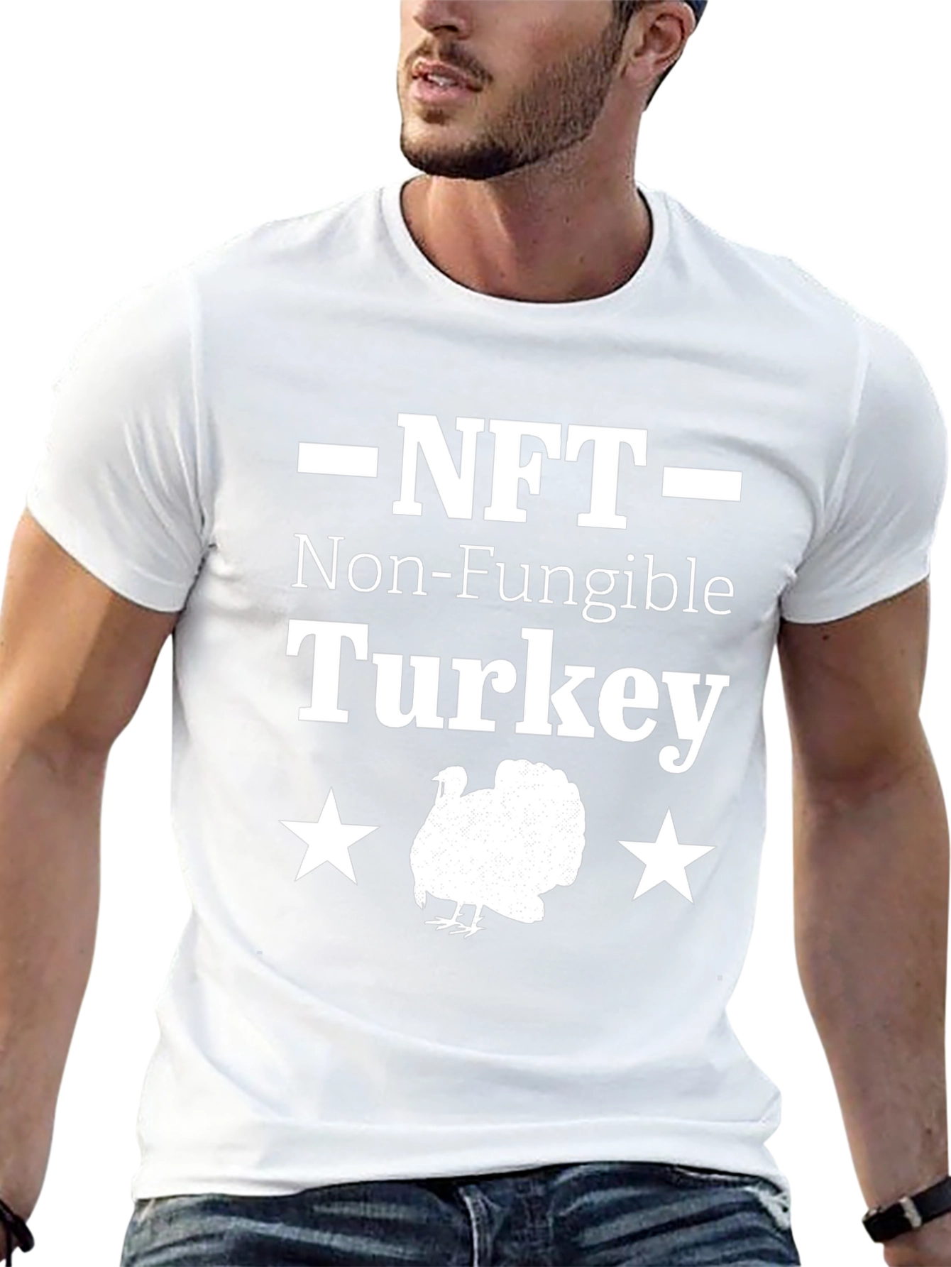 NFT Non-Fungible Turkey Graphic T-Shirt