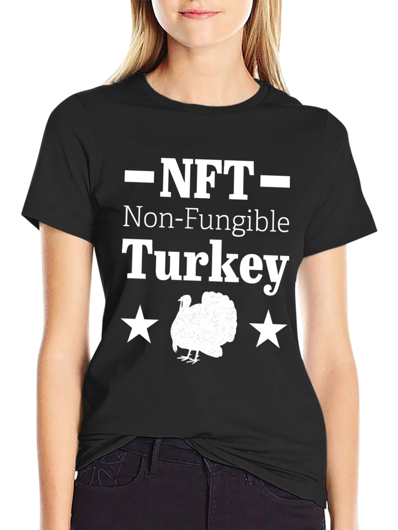 NFT Non-Fungible Turkey Graphic T-Shirt
