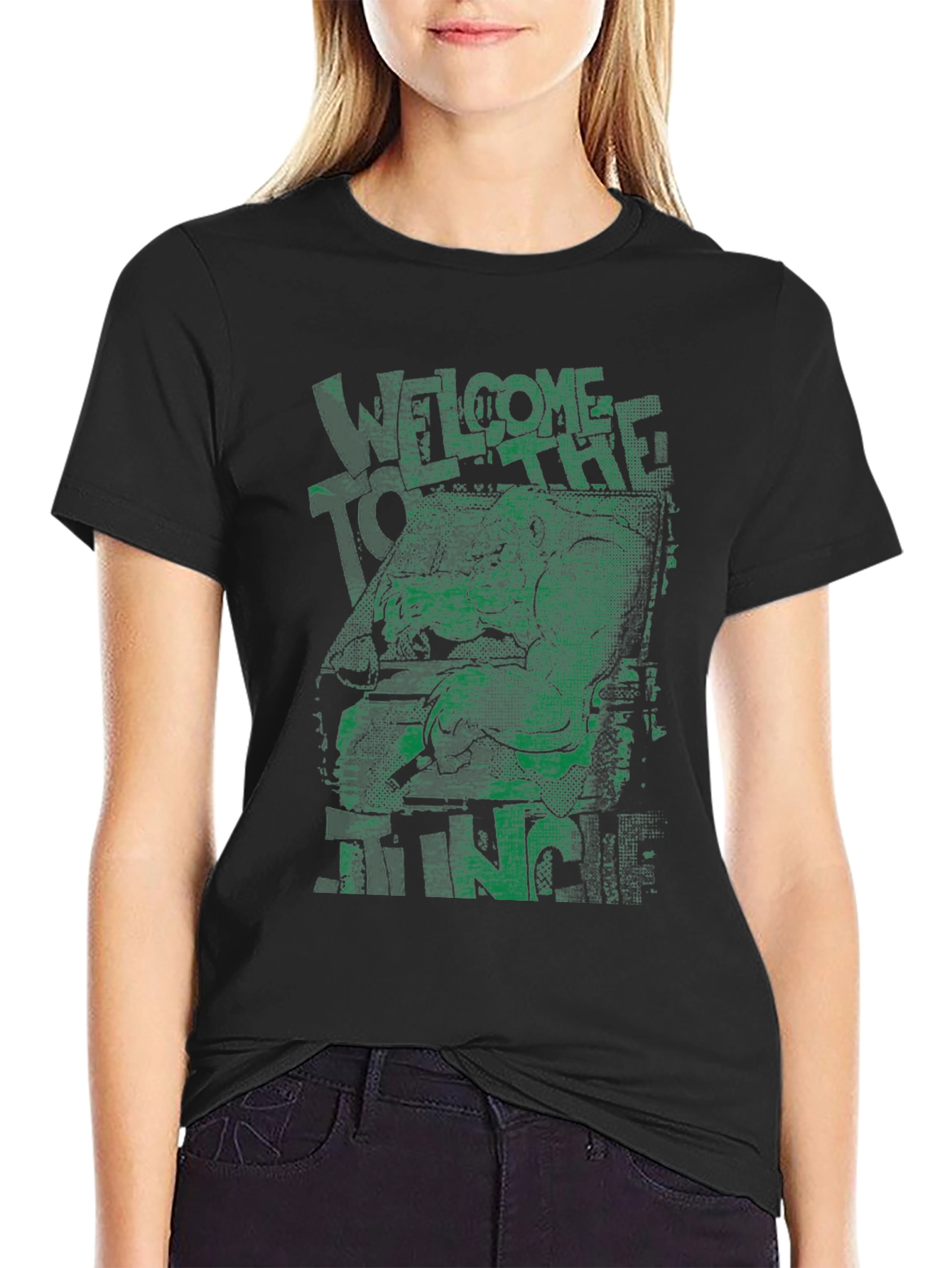 Welcome to the Jungle Graphic Tee - Black