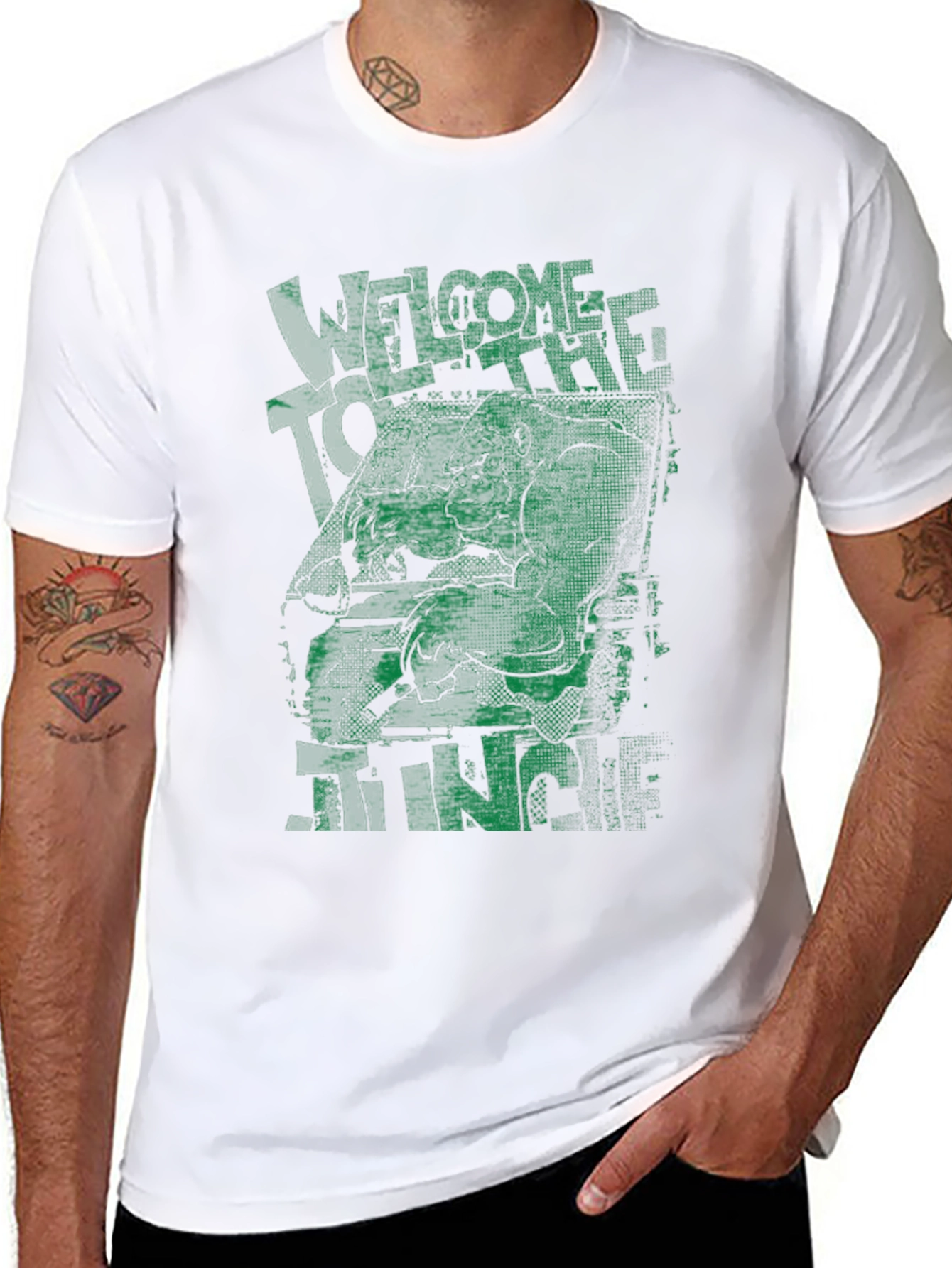 Welcome to the Jungle Graphic Tee - Black