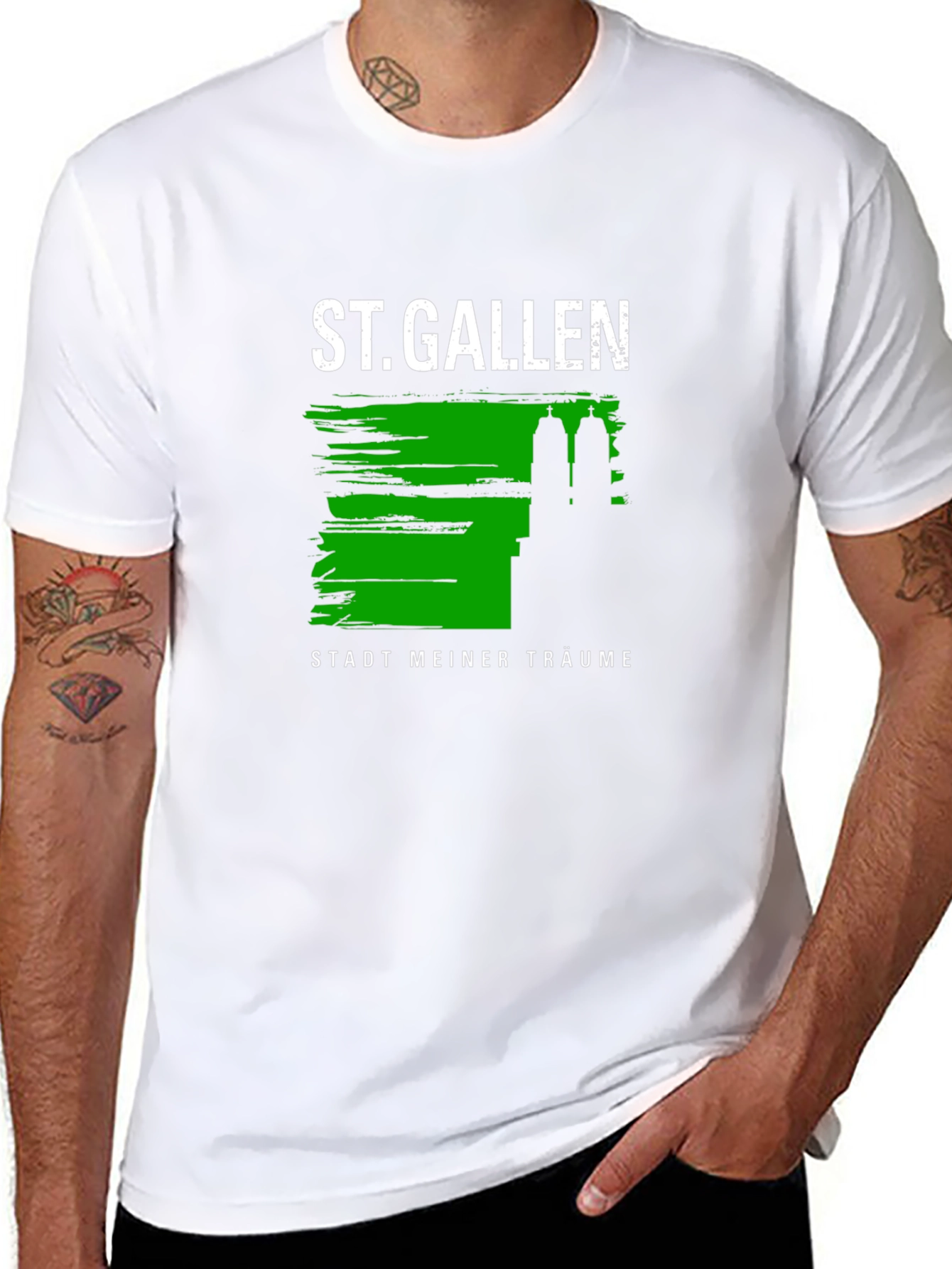 St. Gallen City of Dreams Black T-Shirt