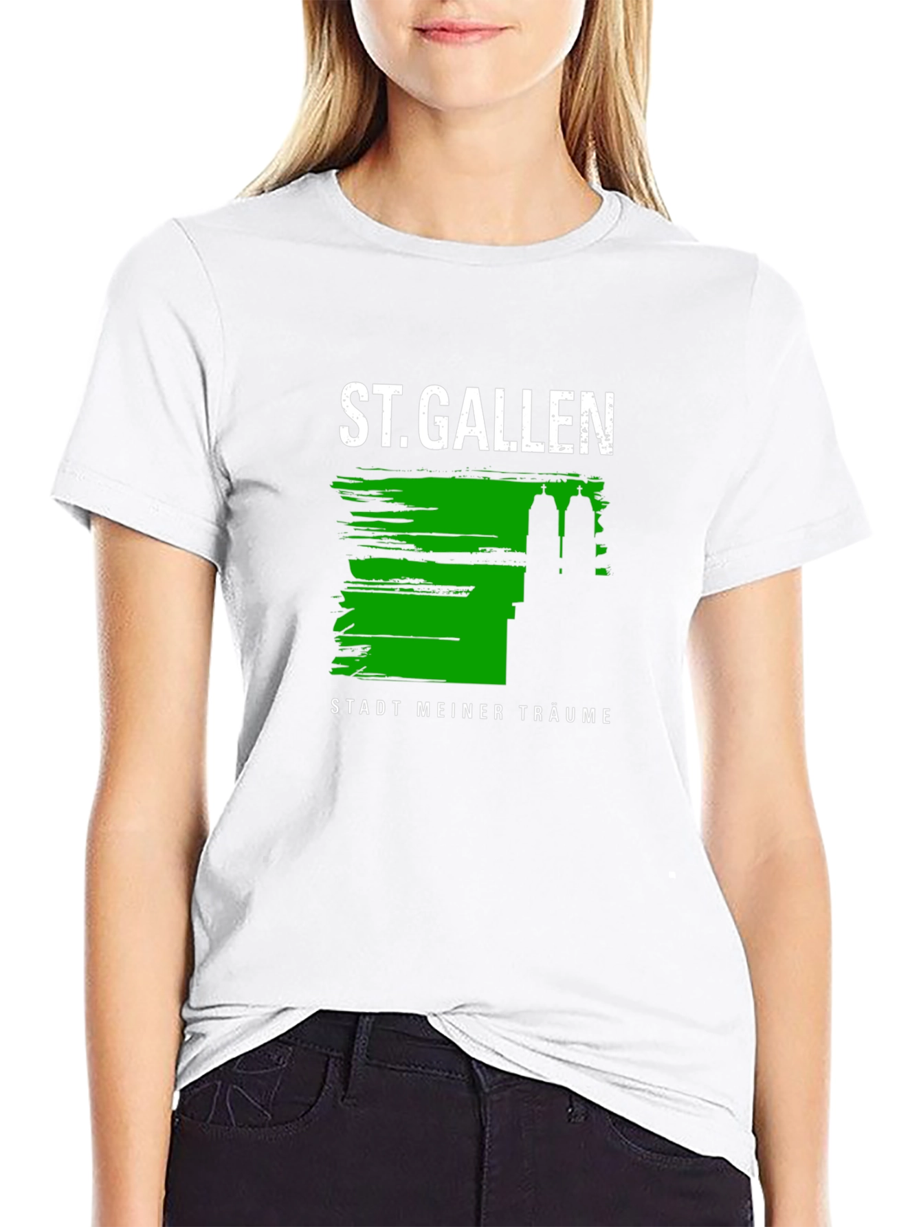 St. Gallen City of Dreams Black T-Shirt