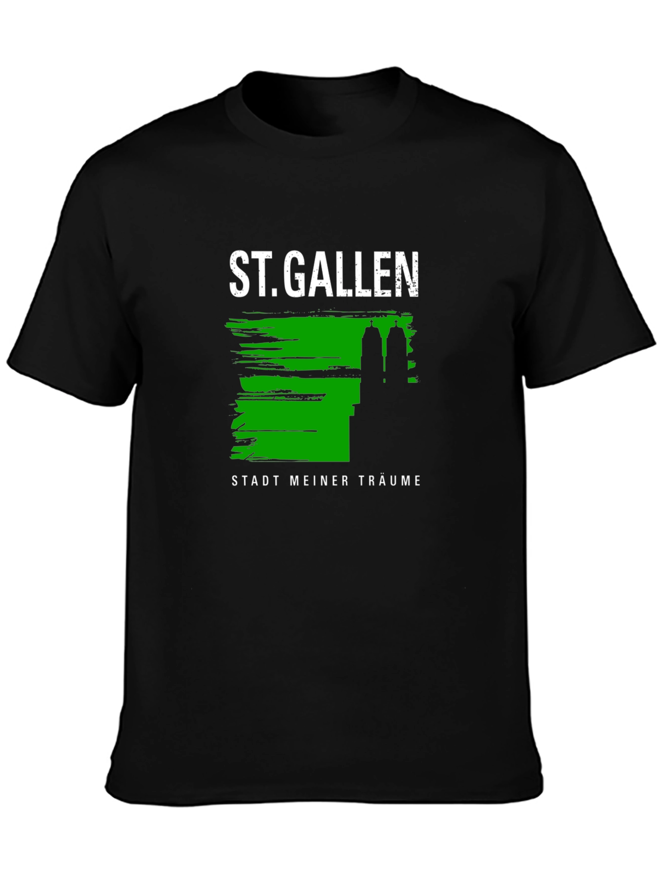 St. Gallen City of Dreams Black T-Shirt