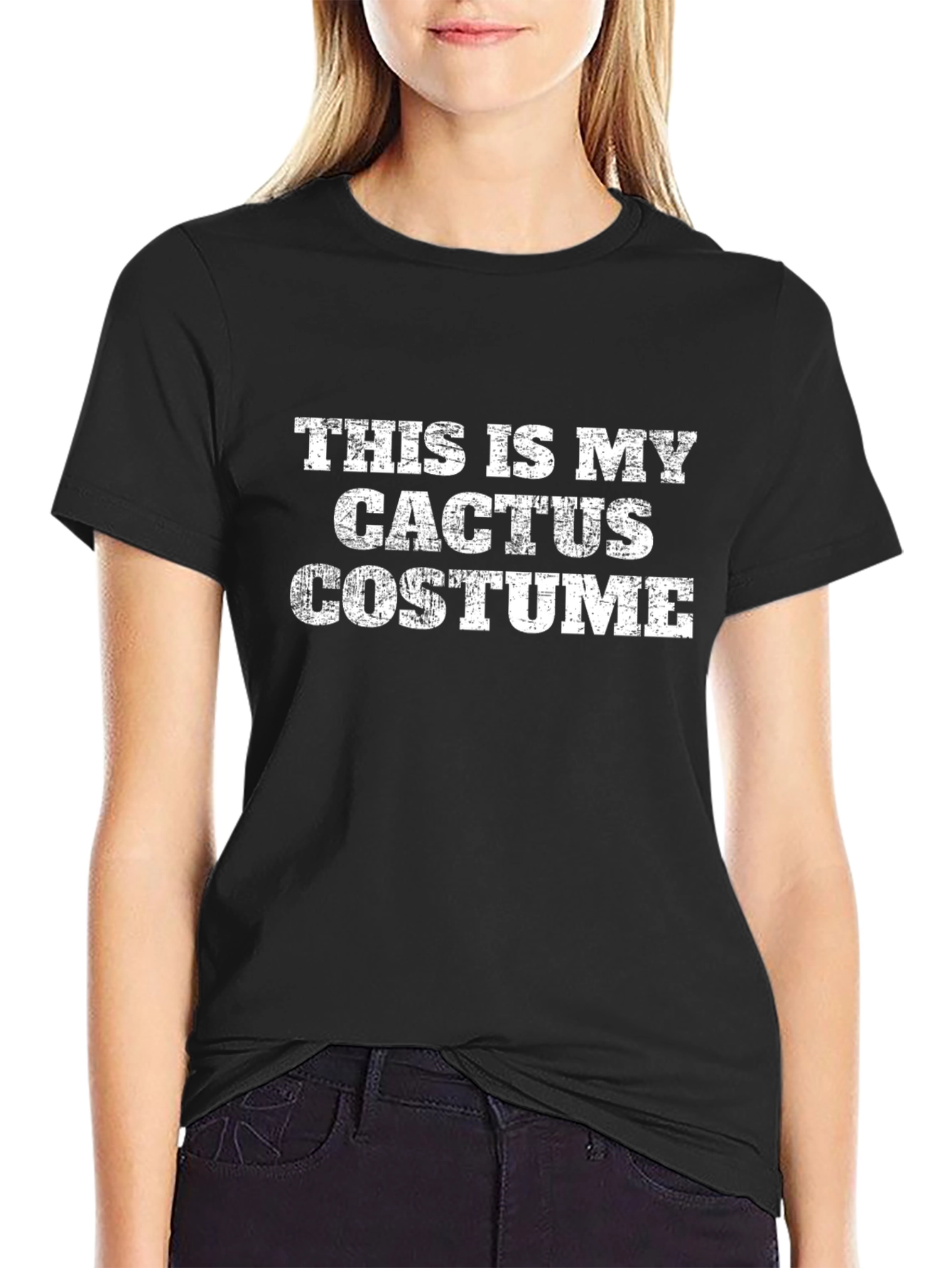 This is My Cactus Costume - Funny Novelty T-Shirt