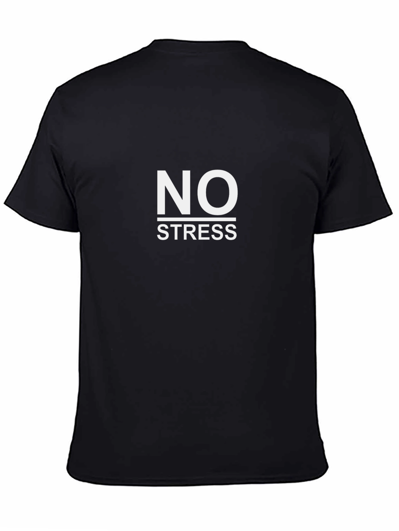 No Stress Graphic T-Shirt | Relaxed Fit Cotton Tee