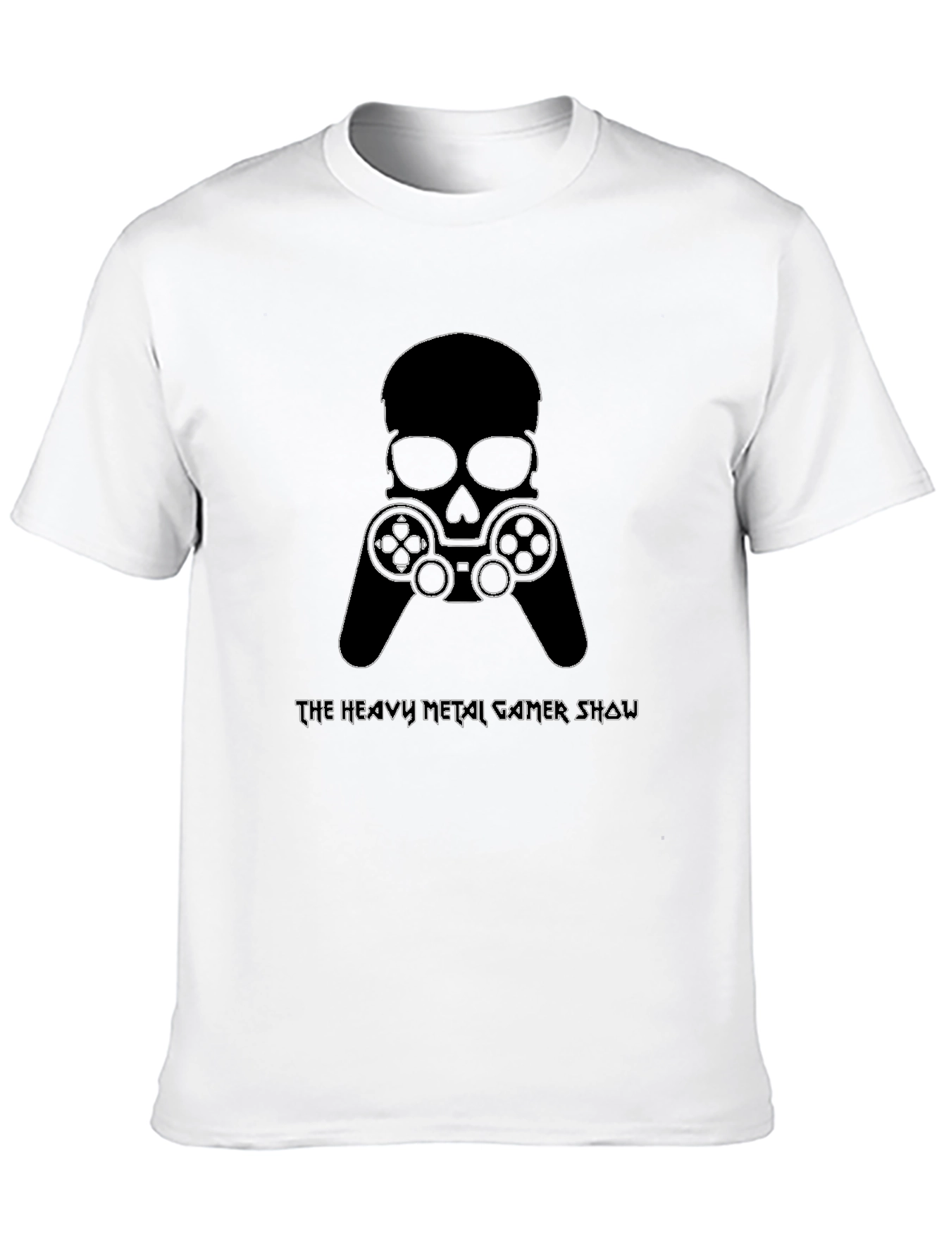 Heavy Metal Gamer Show T-Shirt - Skull Controller Design