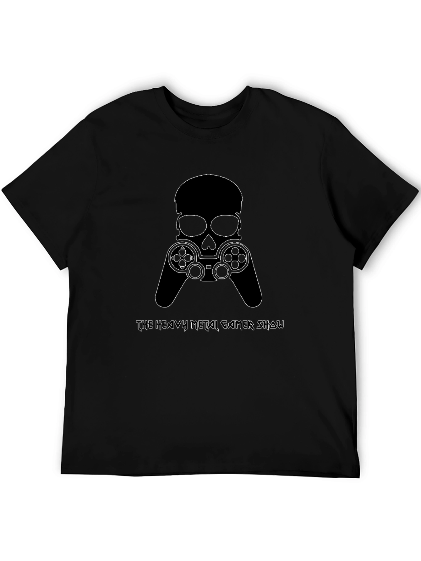 Heavy Metal Gamer Show T-Shirt - Skull Controller Design