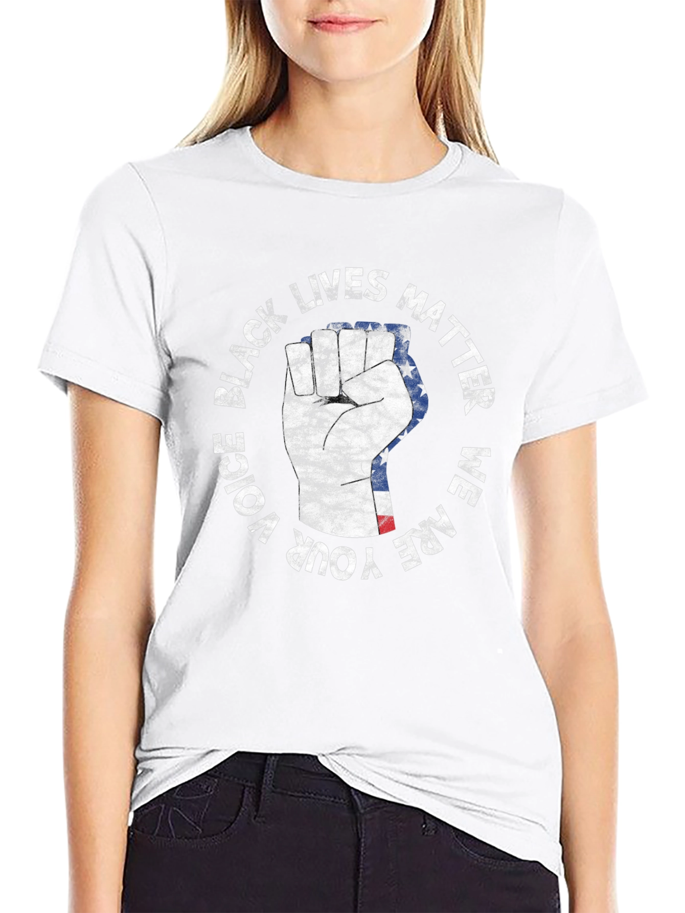 Black Lives Matter Fist T-Shirt - Voice Your Power