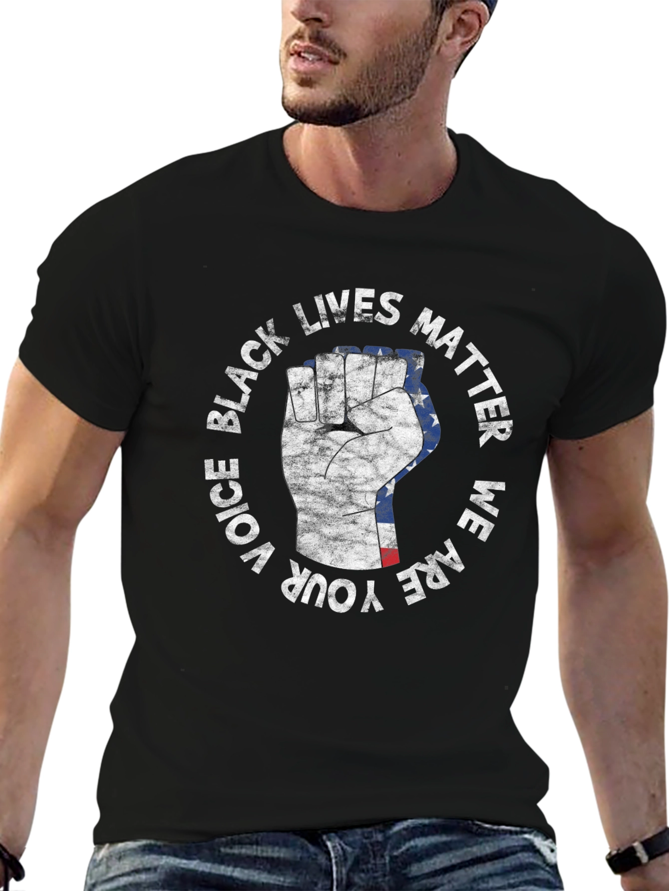 Black Lives Matter Fist T-Shirt - Voice Your Power