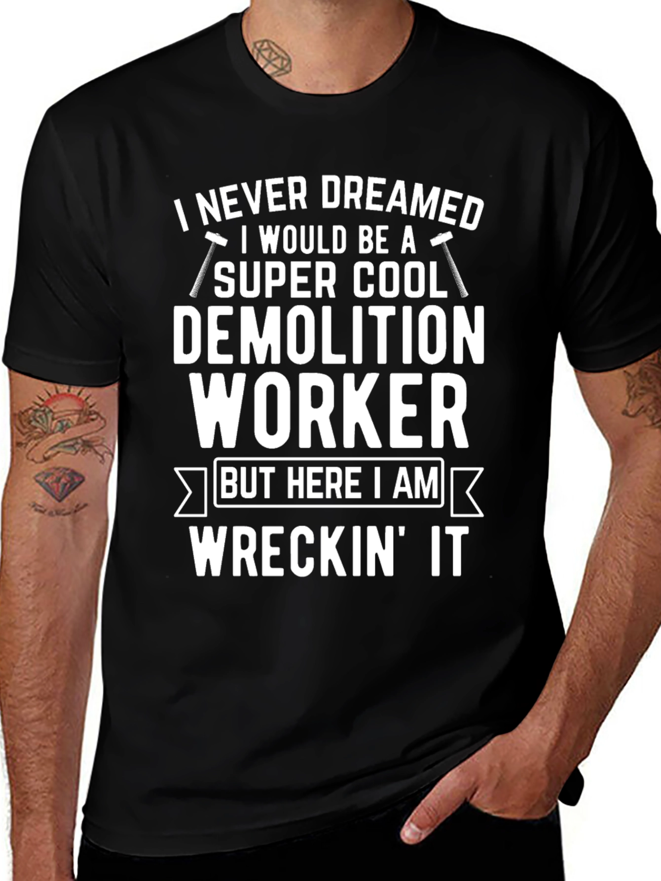 Cool Demolition Worker T-Shirt