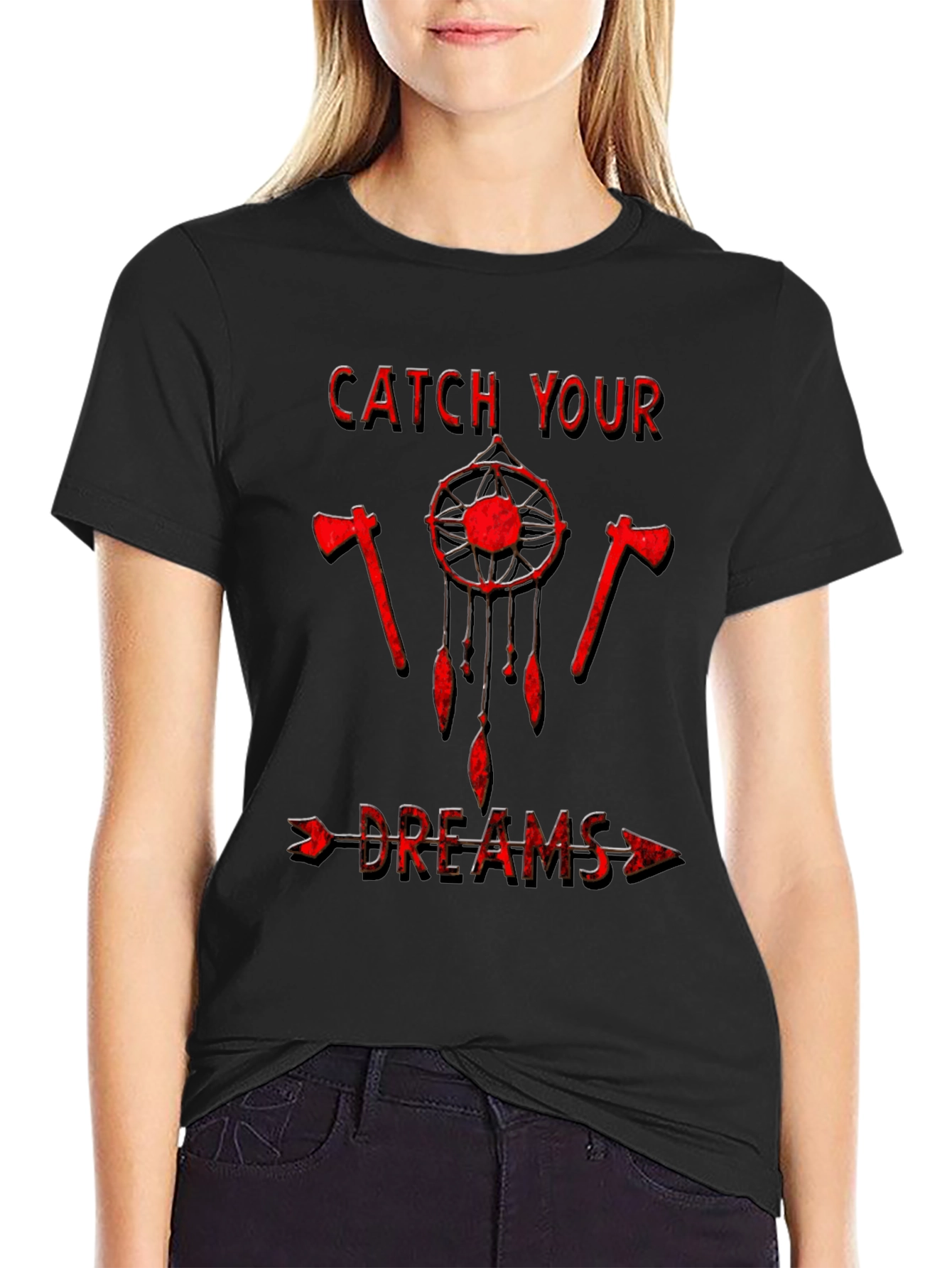 Catch Your Dreams T-Shirt - Native American Inspired Design