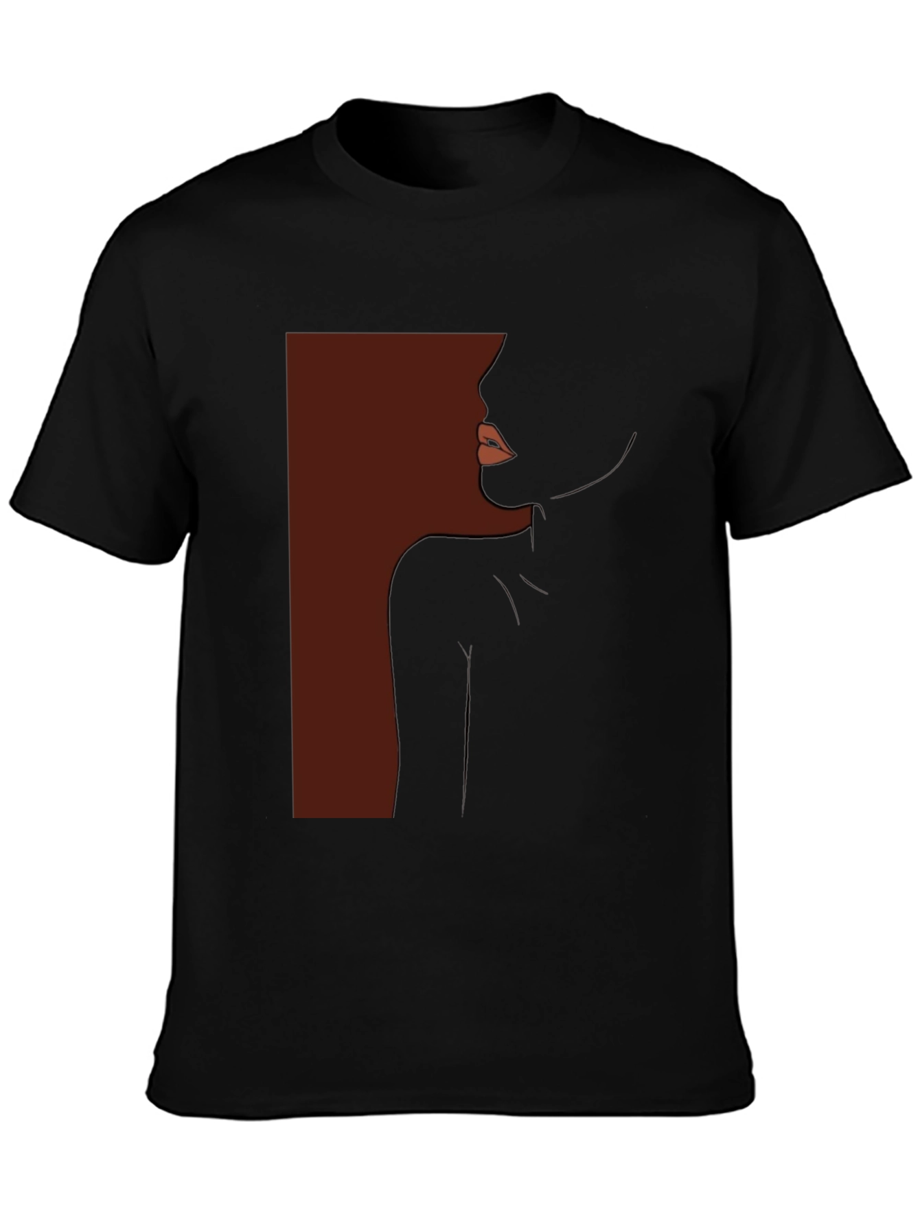 Elegant Silhouette Graphic T-Shirt