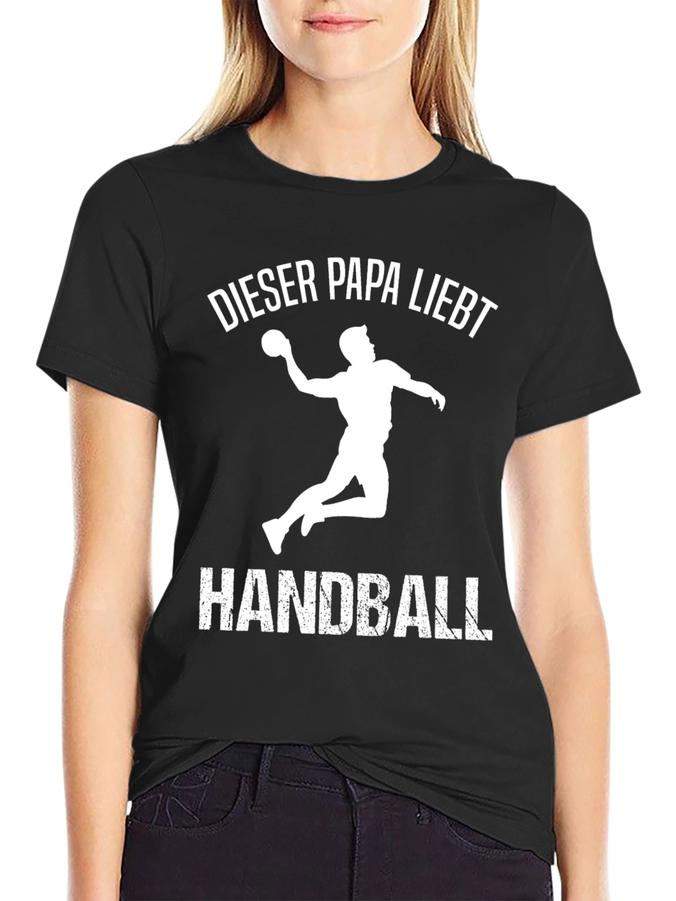 Dieser Papa Liebt Handball T-Shirt
