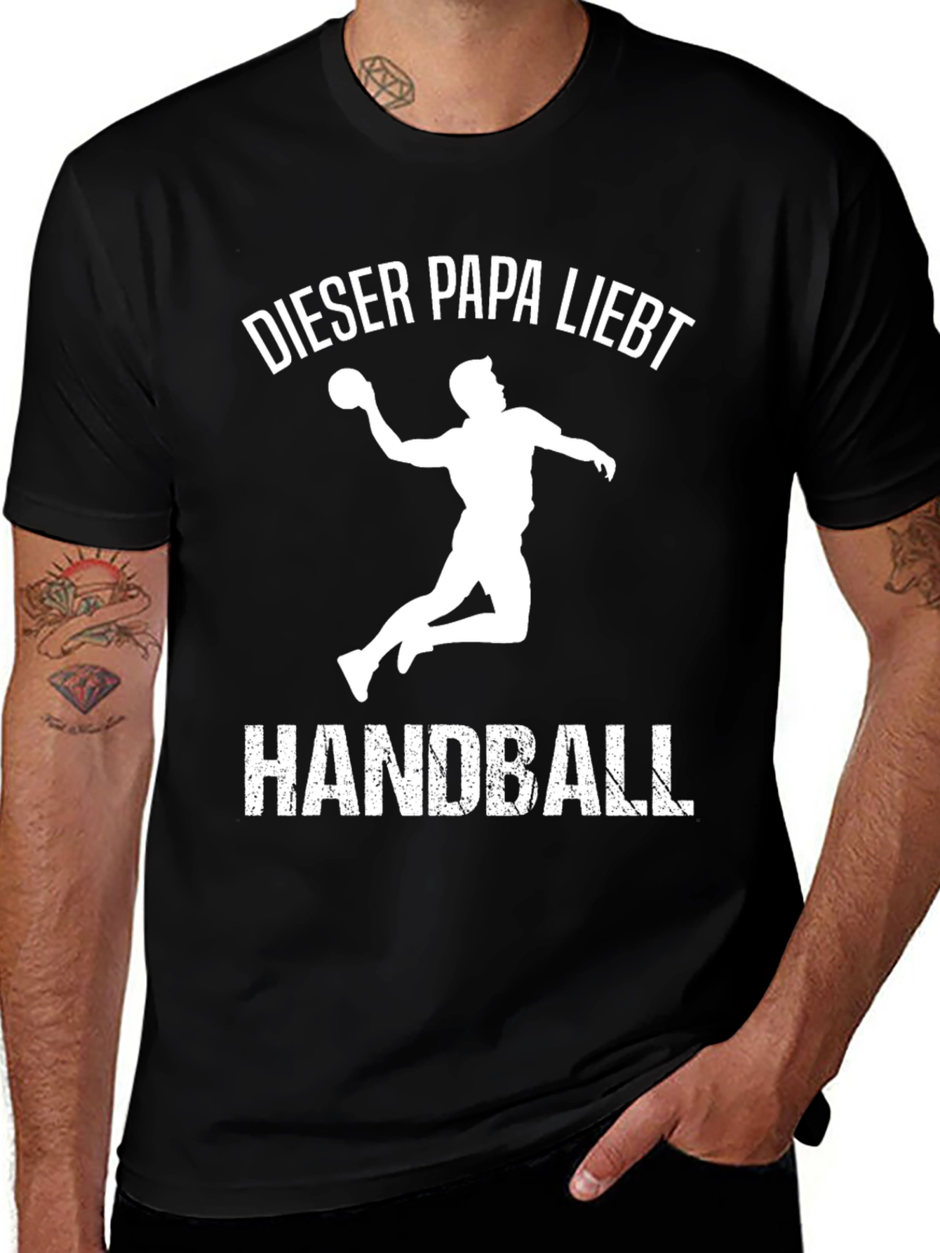 Dieser Papa Liebt Handball T-Shirt