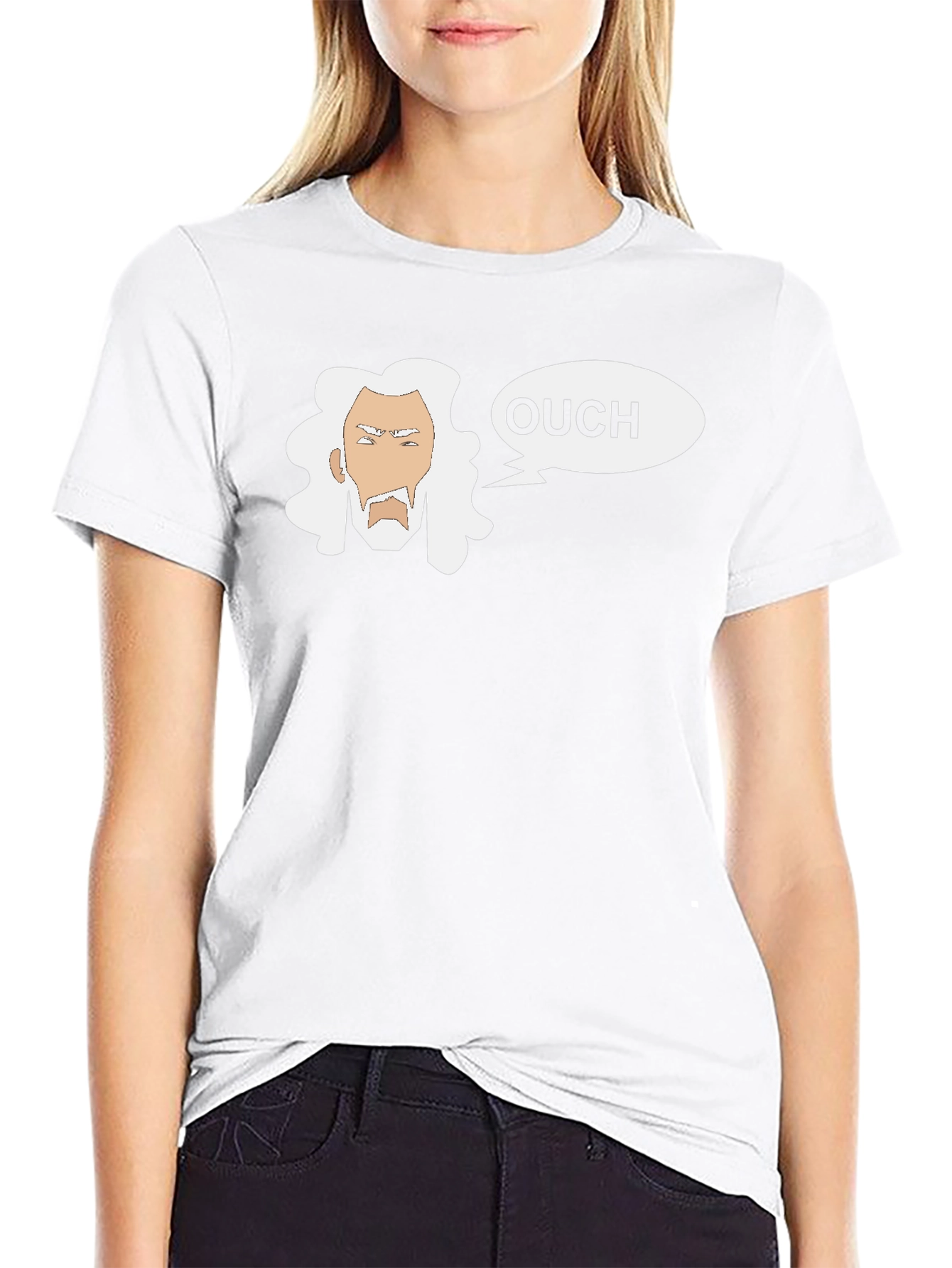 Ouch Wizard Graphic T-Shirt - Black Cotton Tee