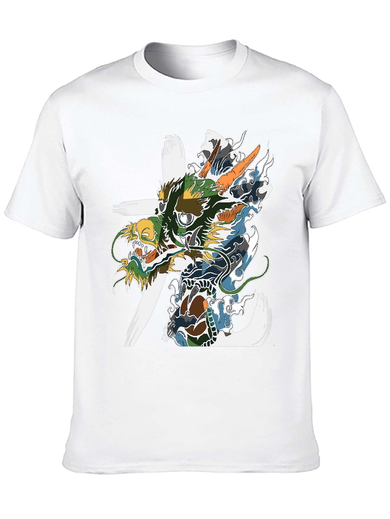 Dragon Graphic Tee - Asian Inspired Art
