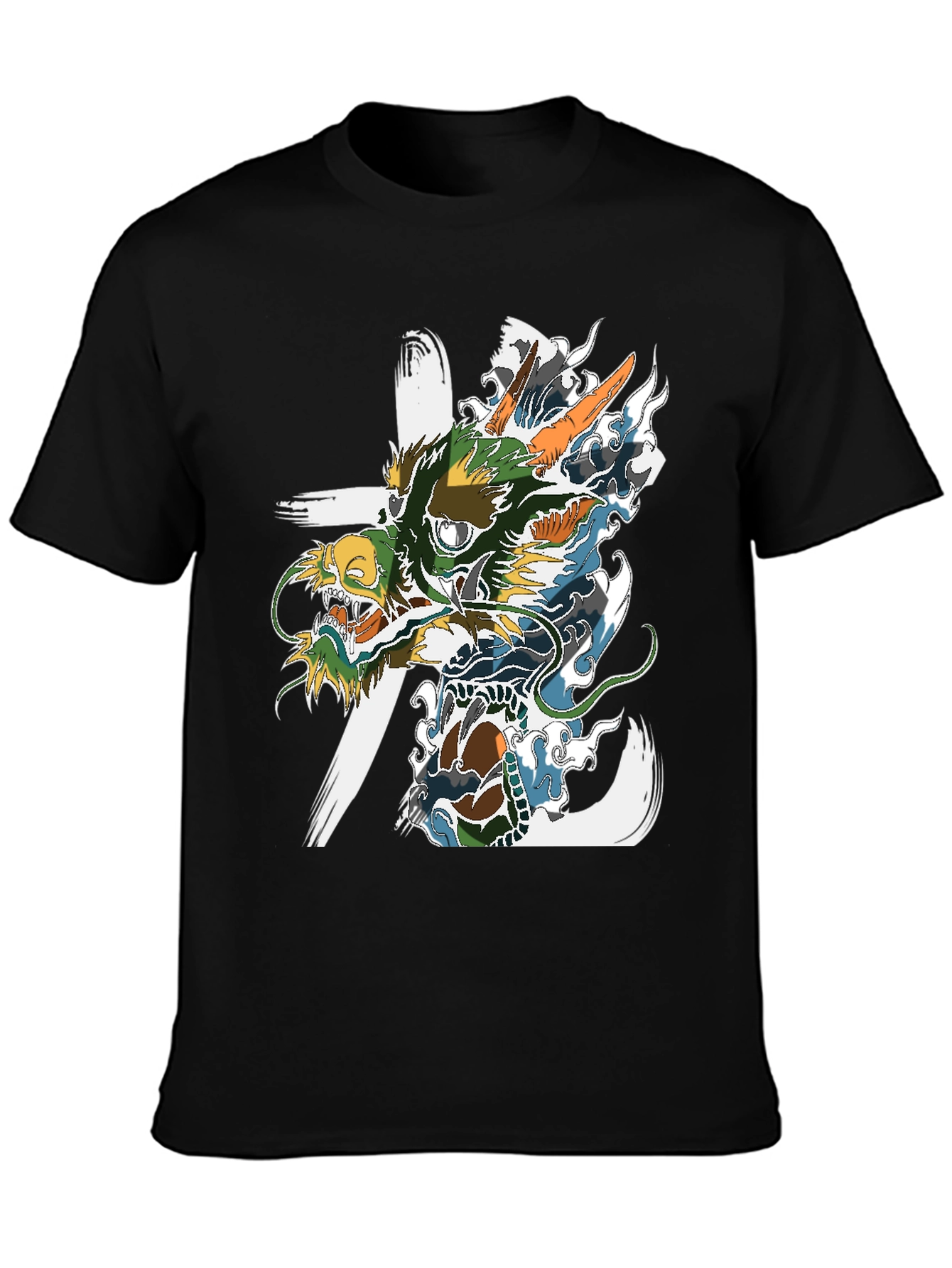 Dragon Graphic Tee - Asian Inspired Art