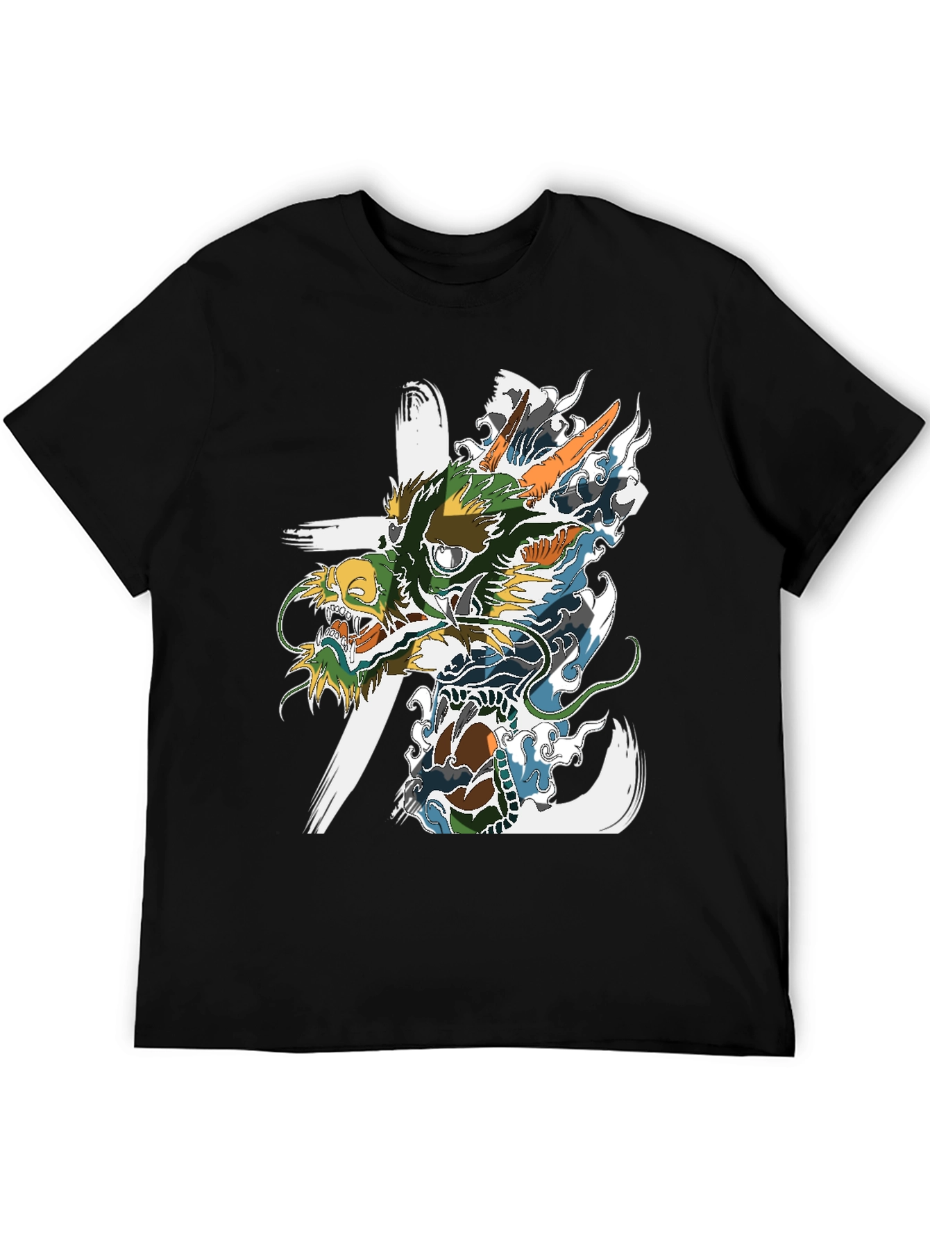 Dragon Graphic Tee - Asian Inspired Art