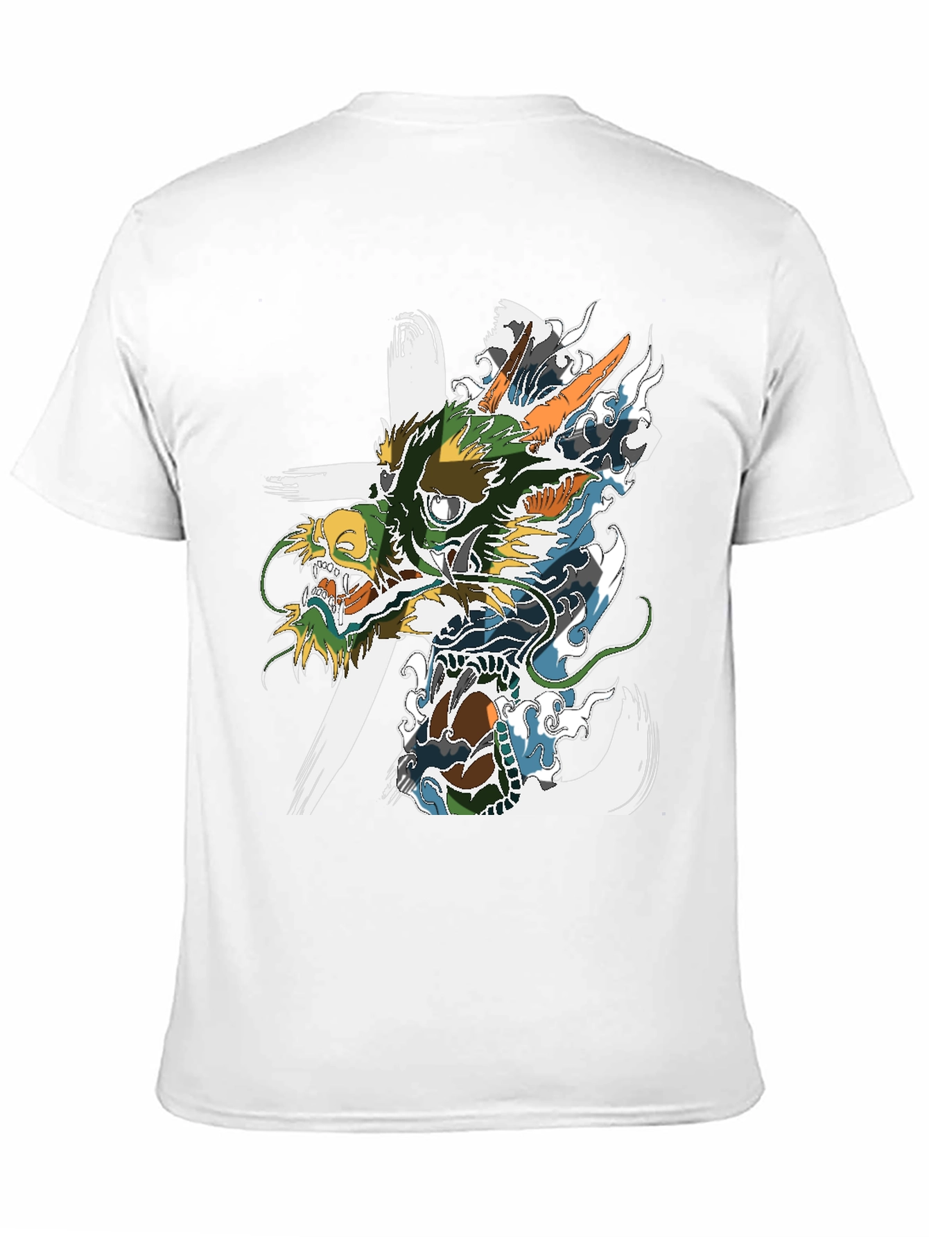 Dragon Graphic Tee - Asian Inspired Art