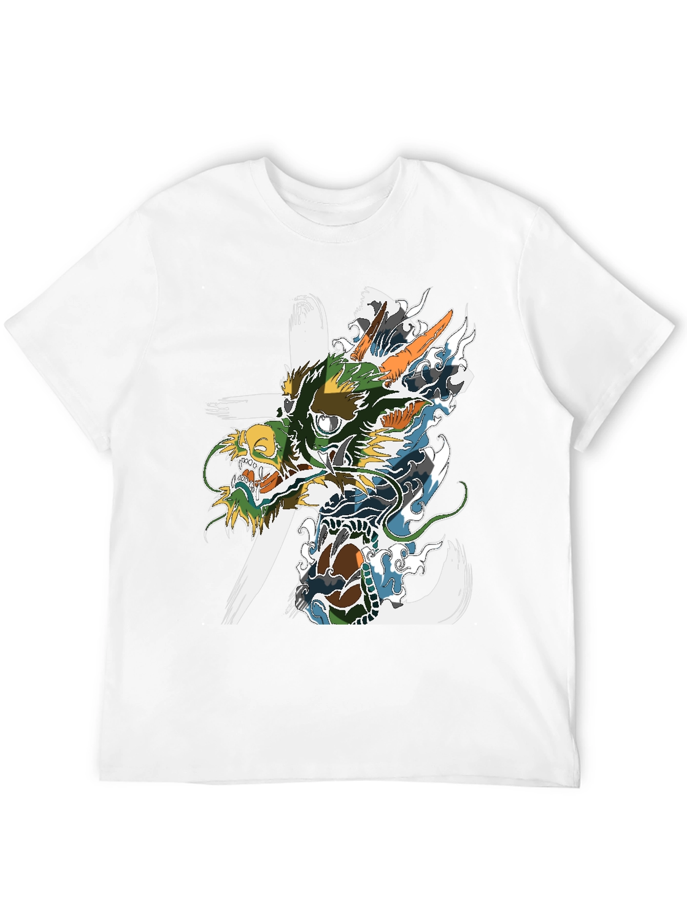 Dragon Graphic Tee - Asian Inspired Art
