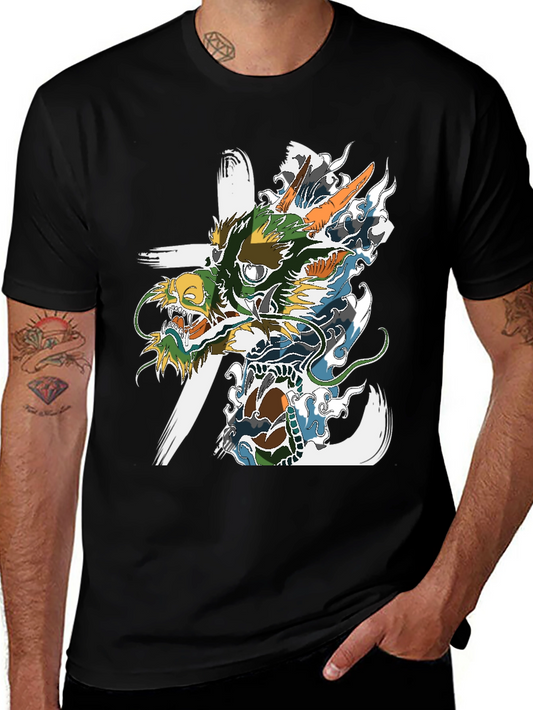 Dragon Graphic Tee - Asian Inspired Art
