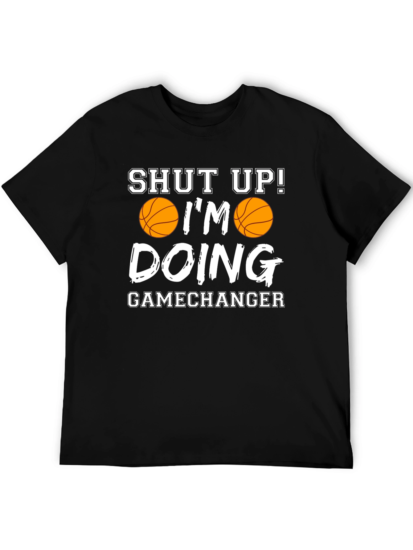 Basketball Gamechanger Graphic Tee - Funny Sports Shirt