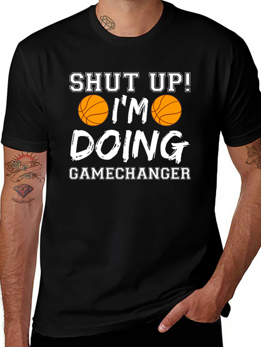 Basketball Gamechanger Graphic Tee - Funny Sports Shirt