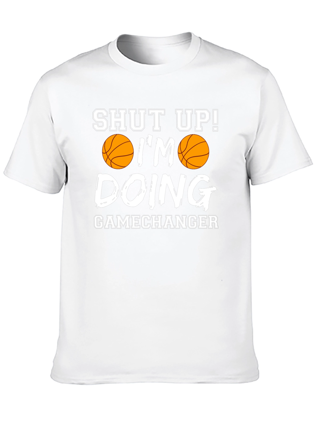 Basketball Gamechanger Graphic Tee - Funny Sports Shirt